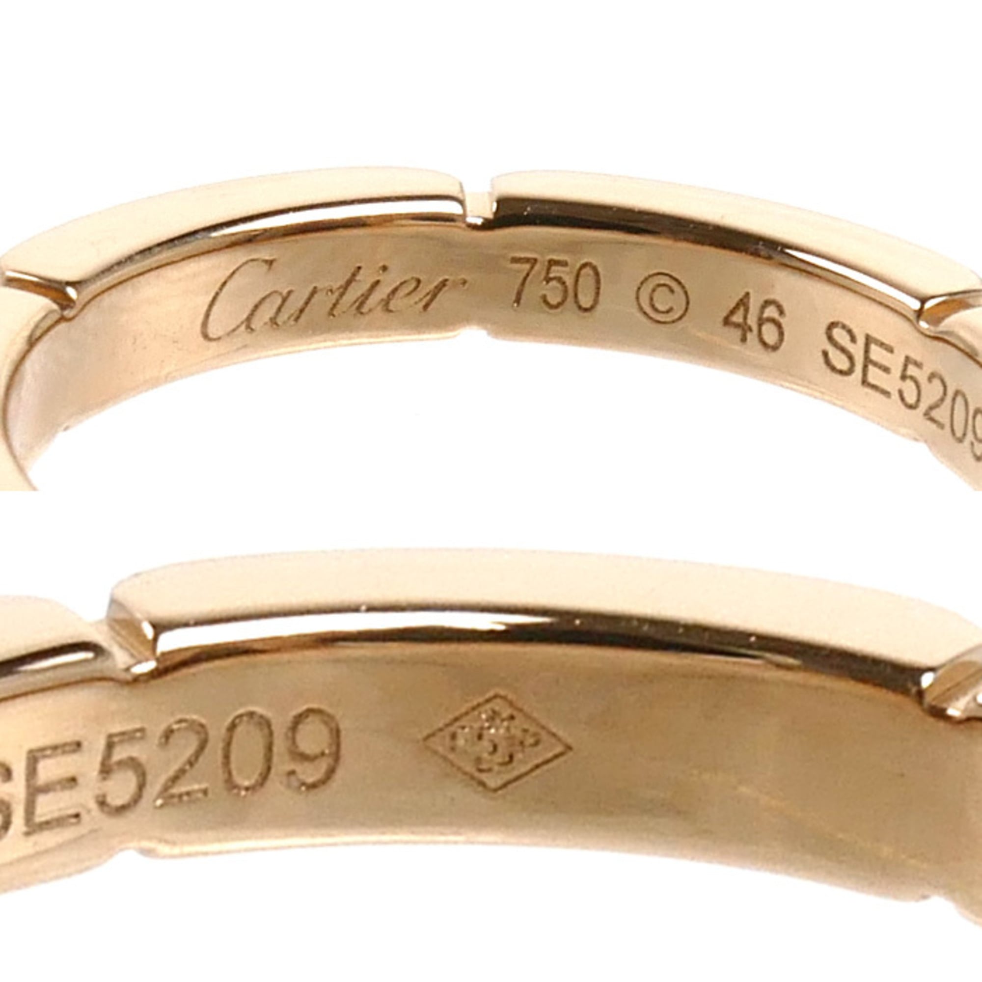 Cartier Pink Gold (18K) Band Ring (Pre-Owned)