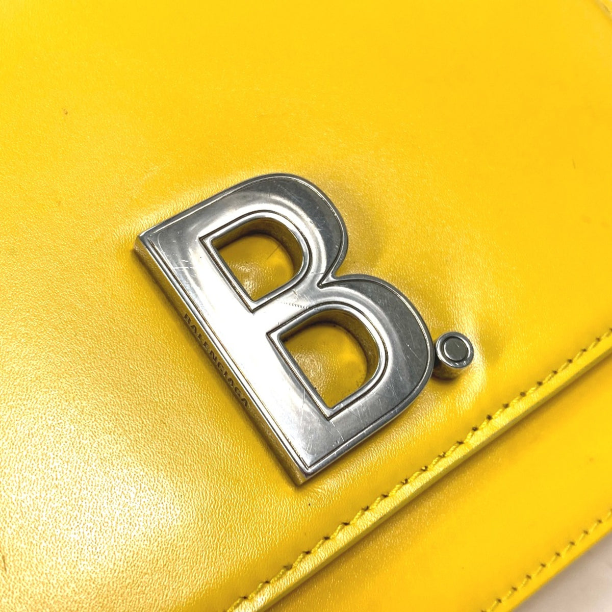 Balenciaga Yellow Leather Shoulder Bag (Pre-Owned)
