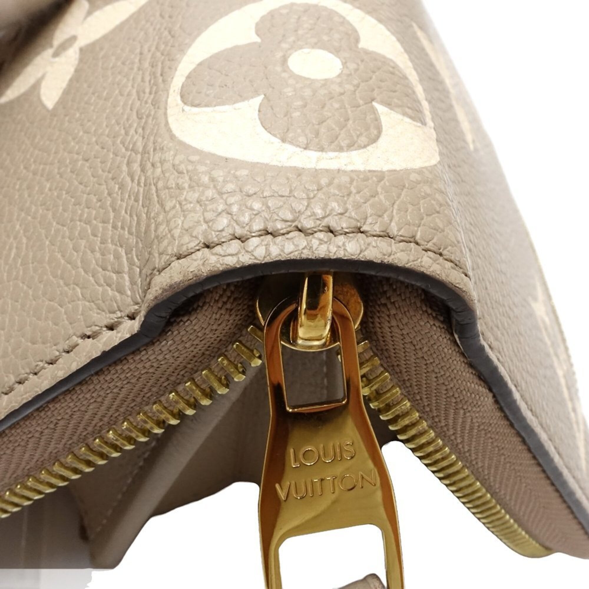 Louis Vuitton Monogram Empreinte Tourterelle Monogram Empreinte Long Wallet (Bi-Fold) (Pre-Owned)