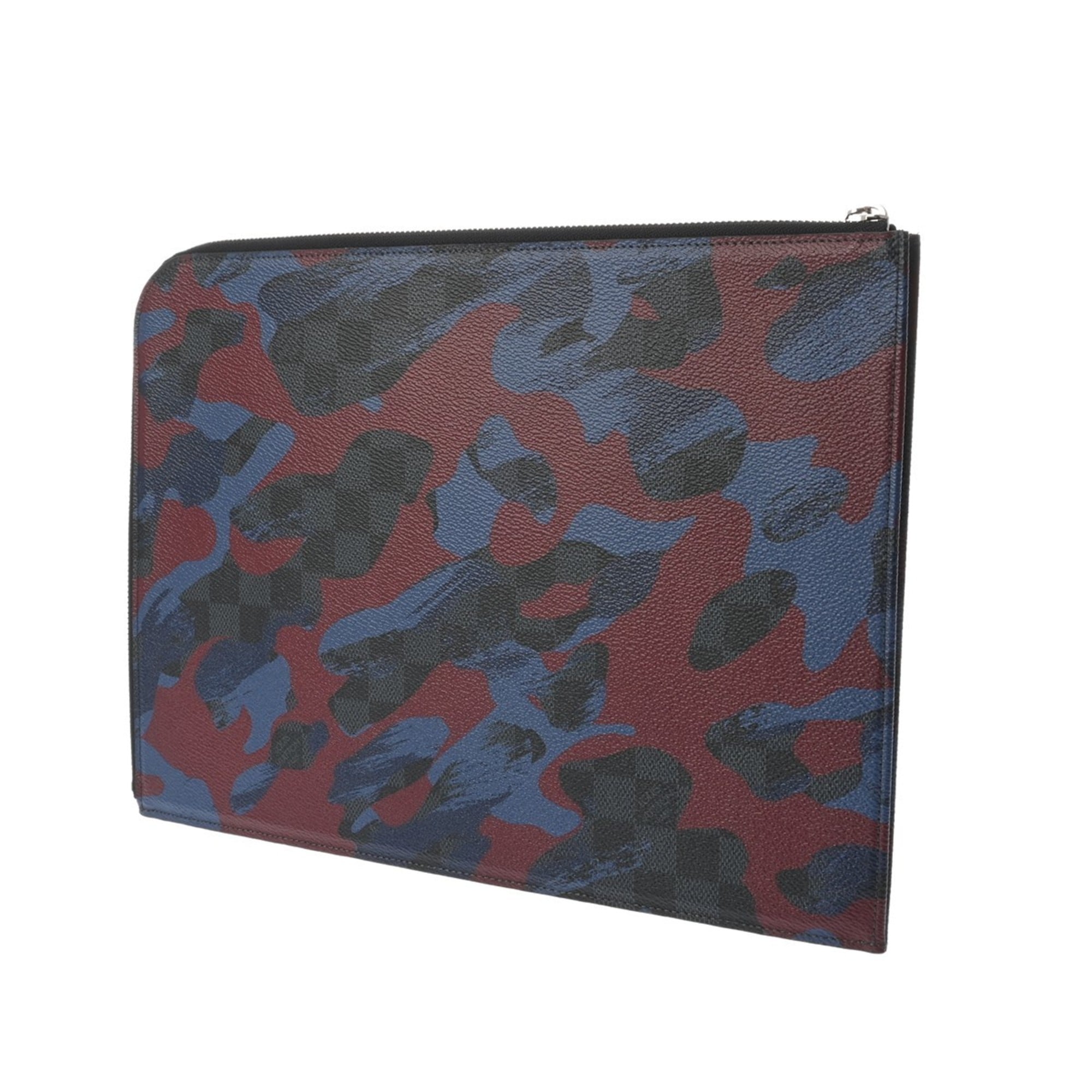 Louis Vuitton Damier Canvas Clutch Bag Pochette (Pre-Owned)
