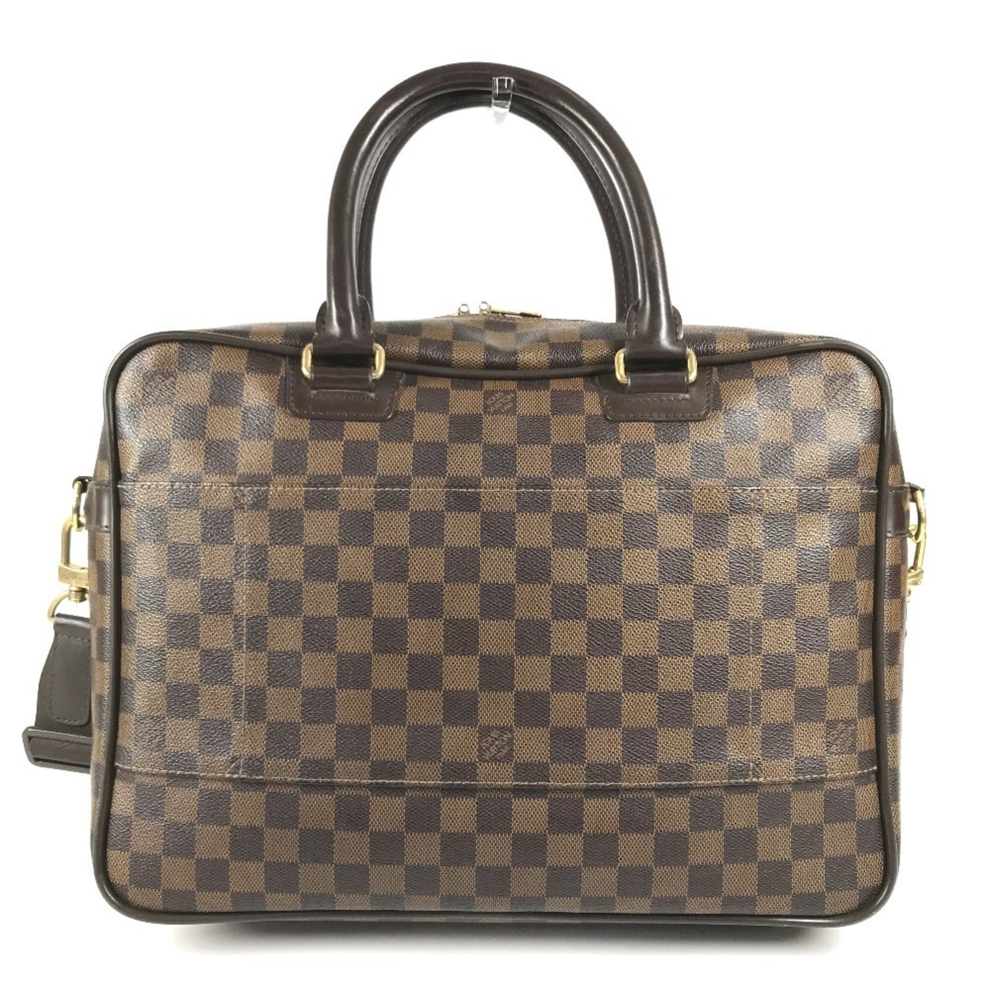 Louis Vuitton Brown Damier Canvas Ebene Galle Damier Canvas Briefcase Handbag Shoulder Bag (Pre-Owned)