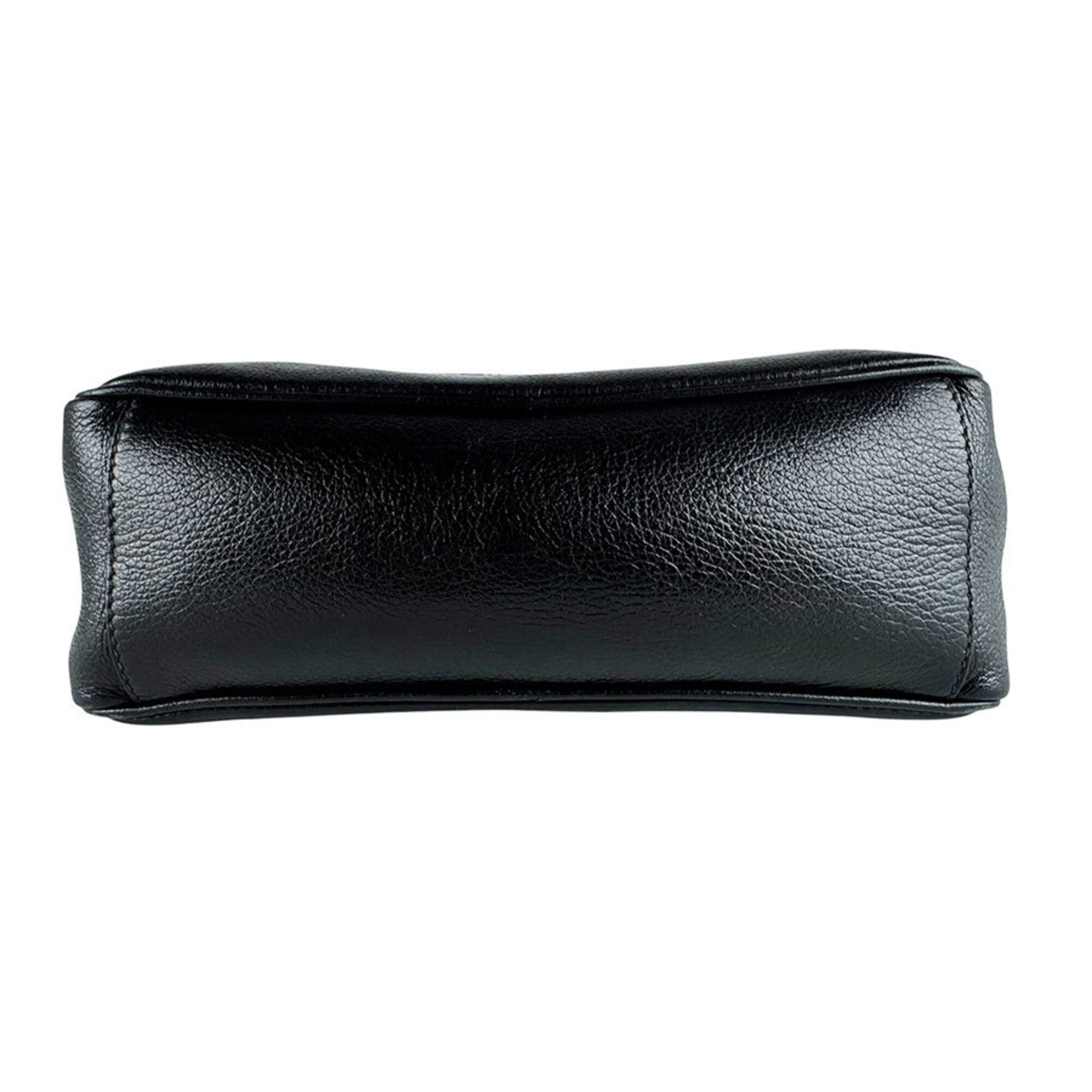 Prada Black Leather Shoulder Bag (Pre-Owned)