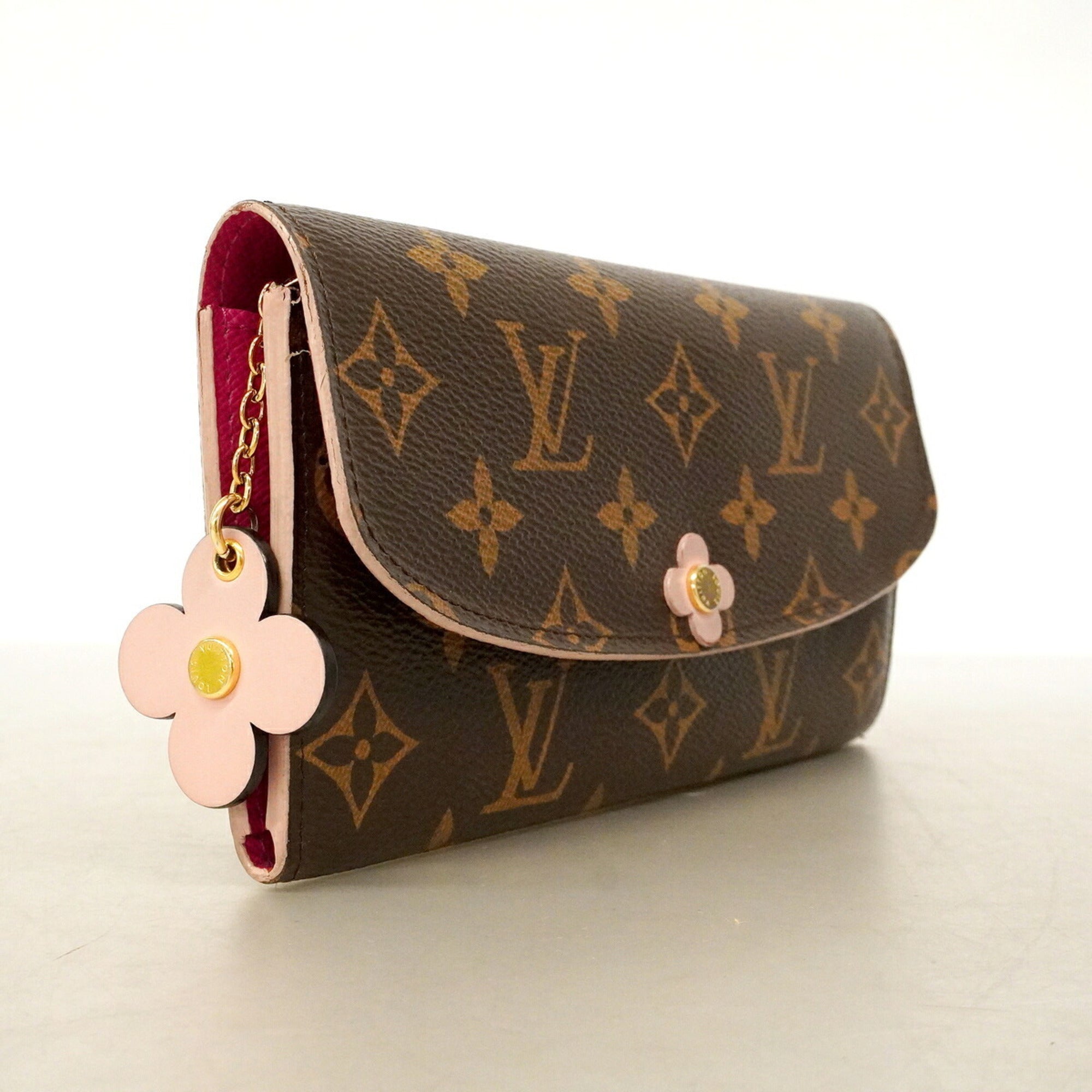 Louis Vuitton Brown Rose Ballerine Long Wallet (Bi-Fold) (Pre-Owned)