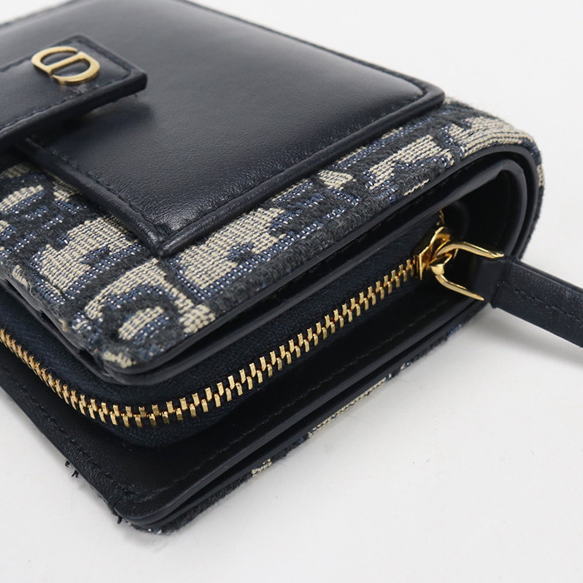 Christian Dior Navy Wallet (Bi-Fold) (Pre-Owned)