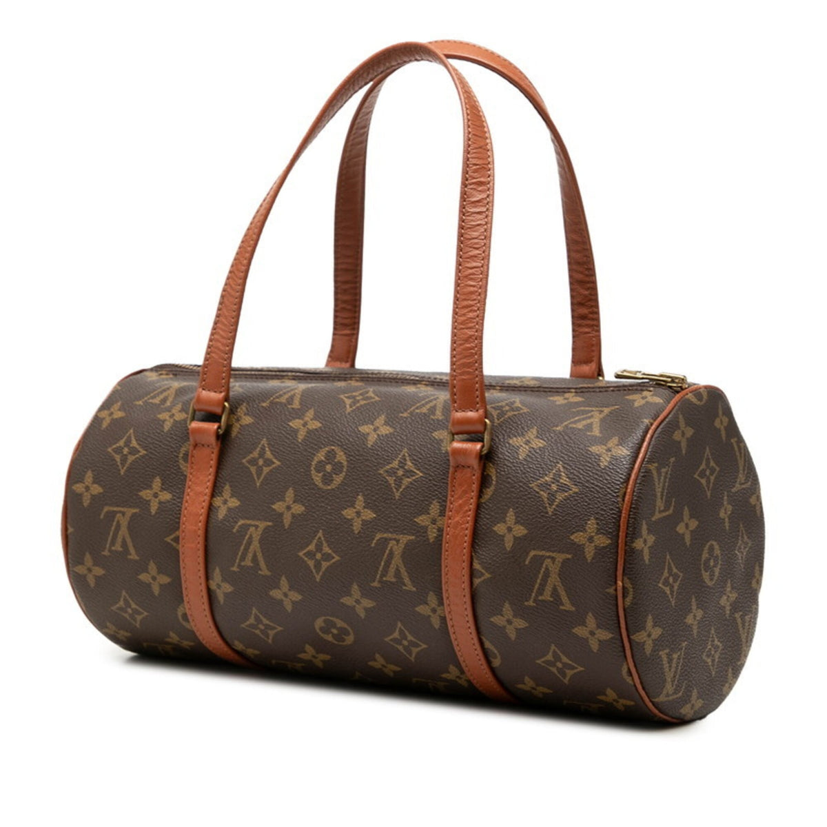 Louis Vuitton Monogram Brown Pvc Leather Handbag (Pre-Owned)