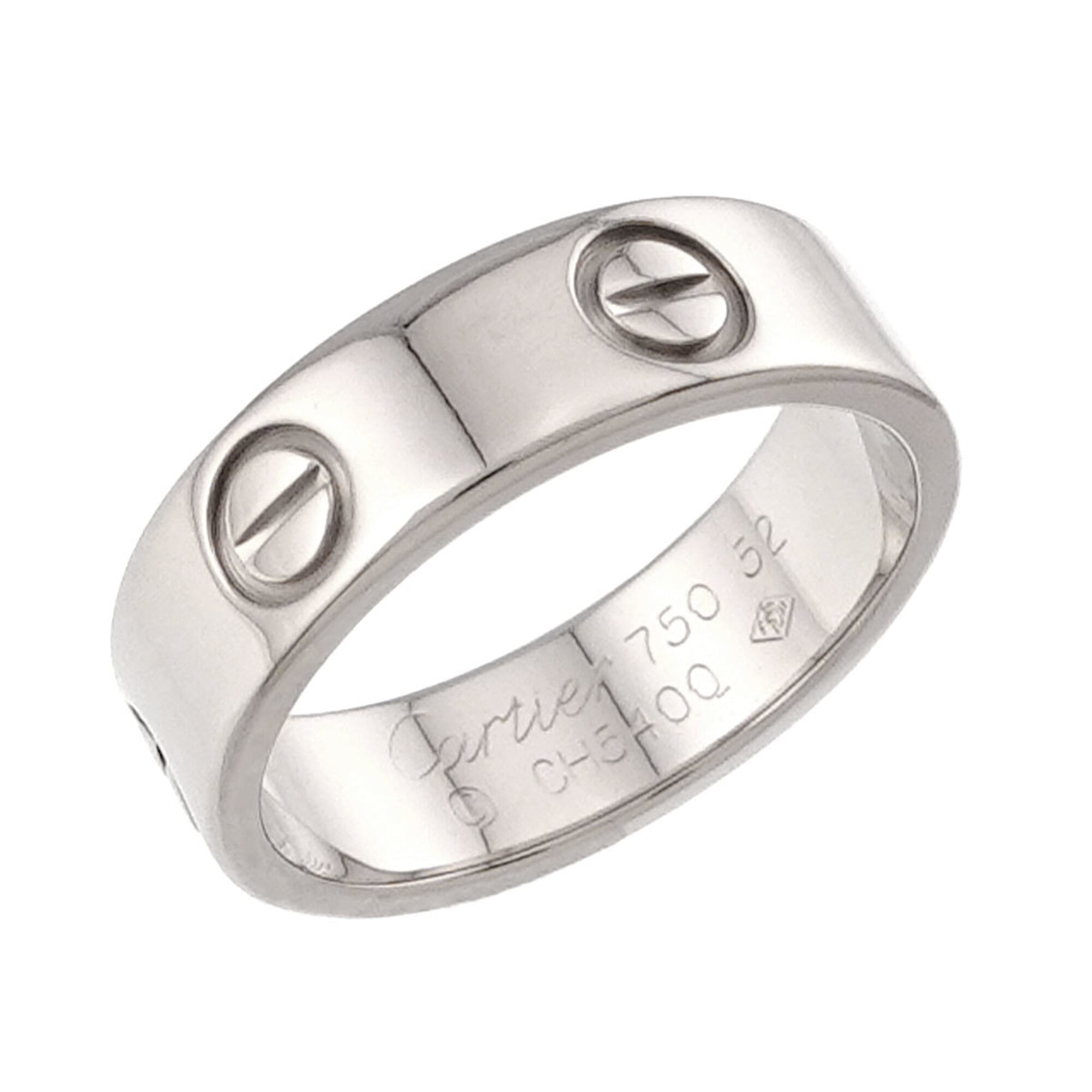 Cartier White Gold (18K) Band Ring (Pre-Owned)