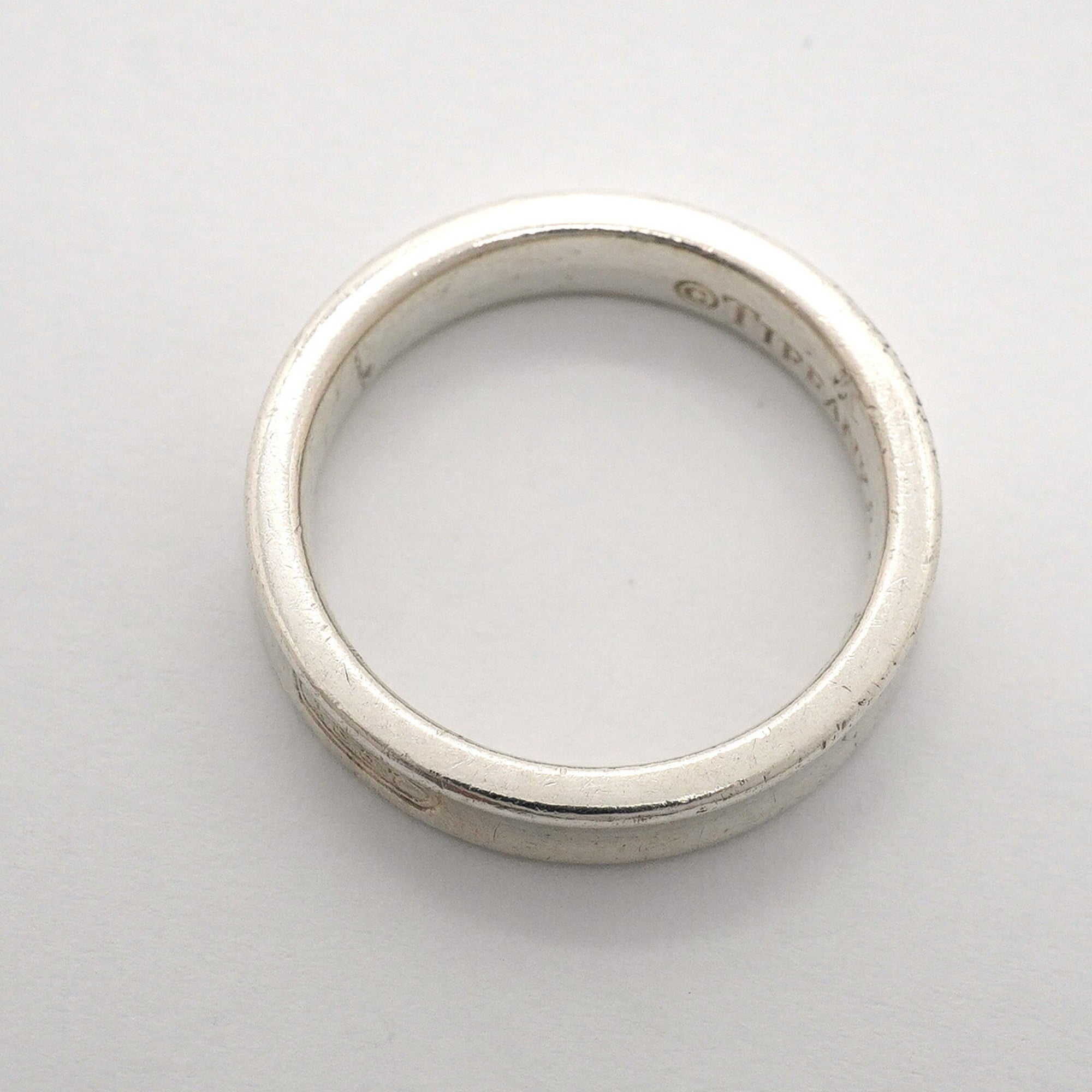 Tiffany Silver 925 Band Ring (Pre-Owned)