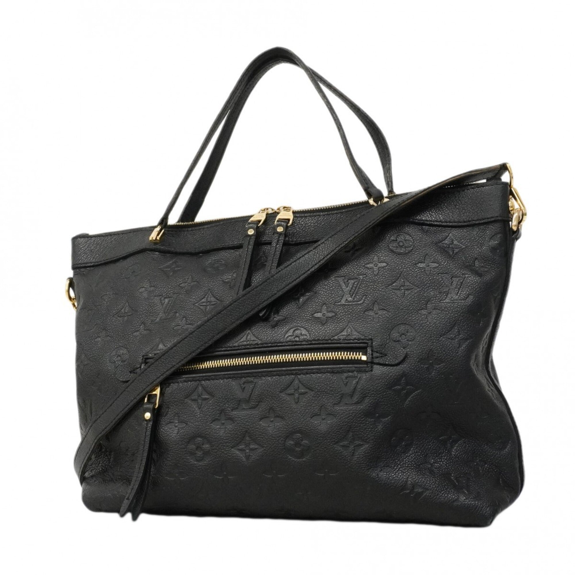 Louis Vuitton Noir Handbag (Pre-Owned)