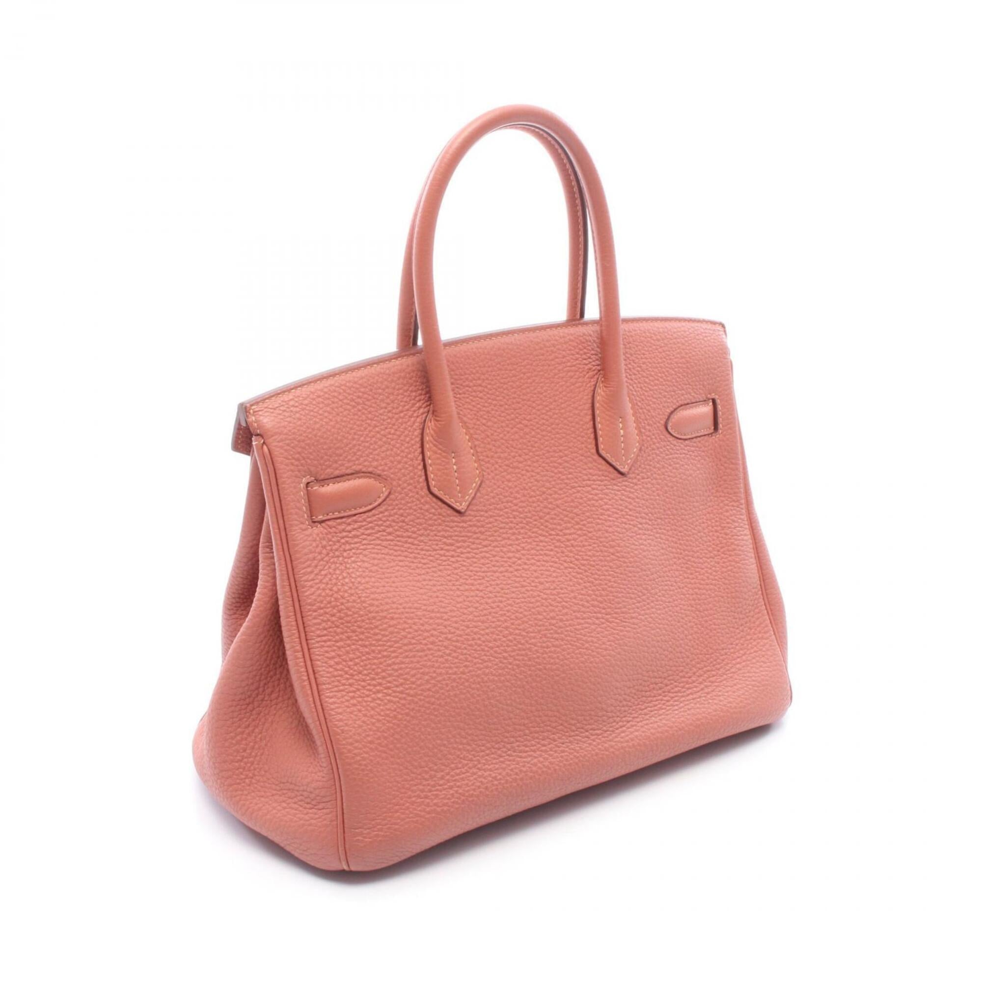 Hermes Pink Rosy Togo Leather Handbag (Pre-Owned)