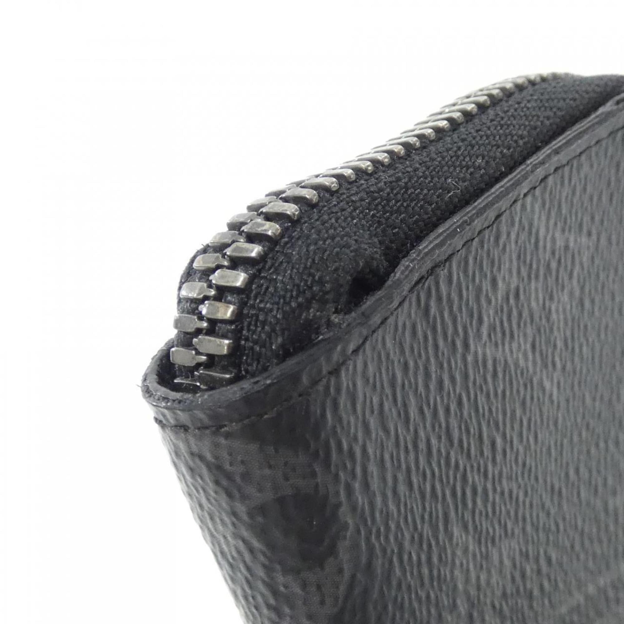 Louis Vuitton Black Coated Canvas Coin Purse/Coin Case (Pre-Owned)