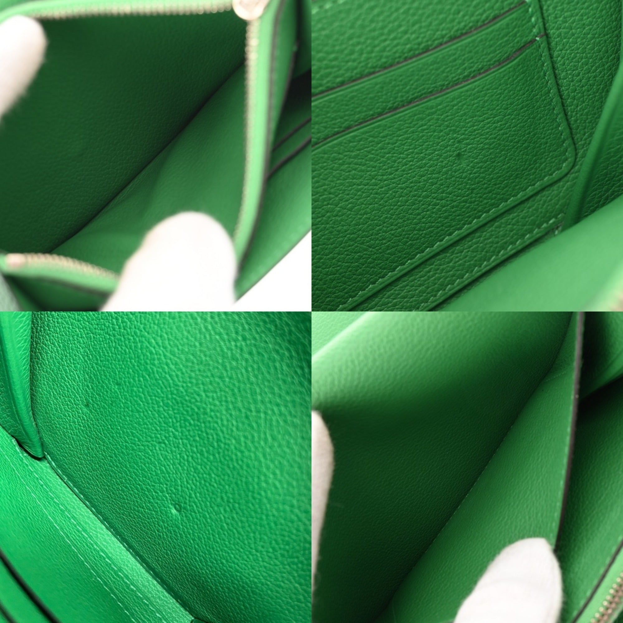 Hermes Bambou Evercalf Leather Shoulder Bag (Pre-Owned)