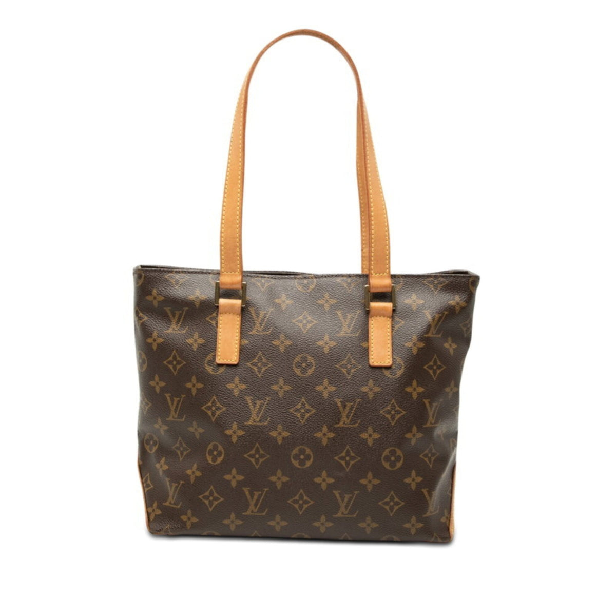 Louis Vuitton Brown Pvc Leather Shoulder Bag Tote Bag (Pre-Owned)