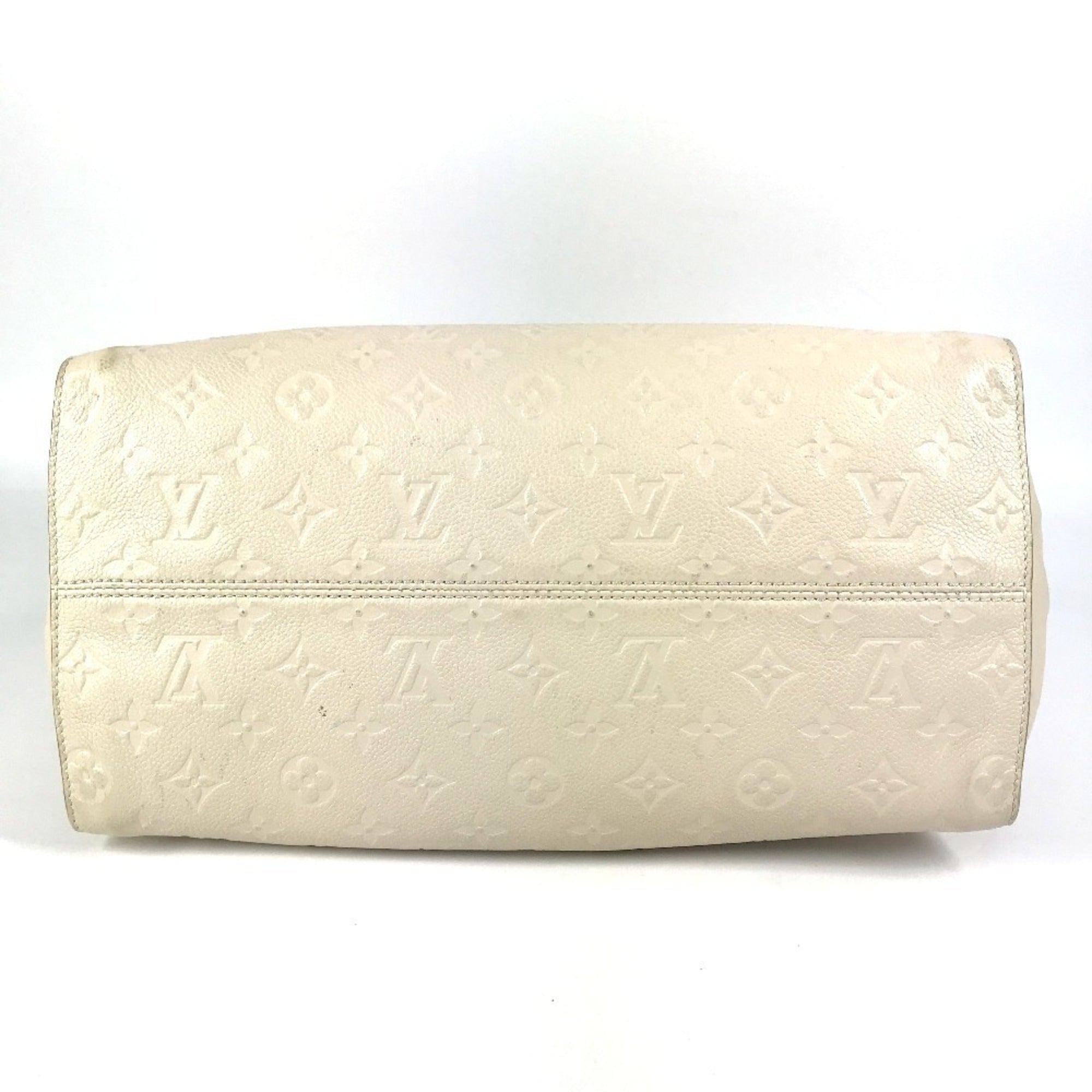 Louis Vuitton Neige White Monogram Empreinte Leather Shoulder Bag Tote Bag (Pre-Owned)
