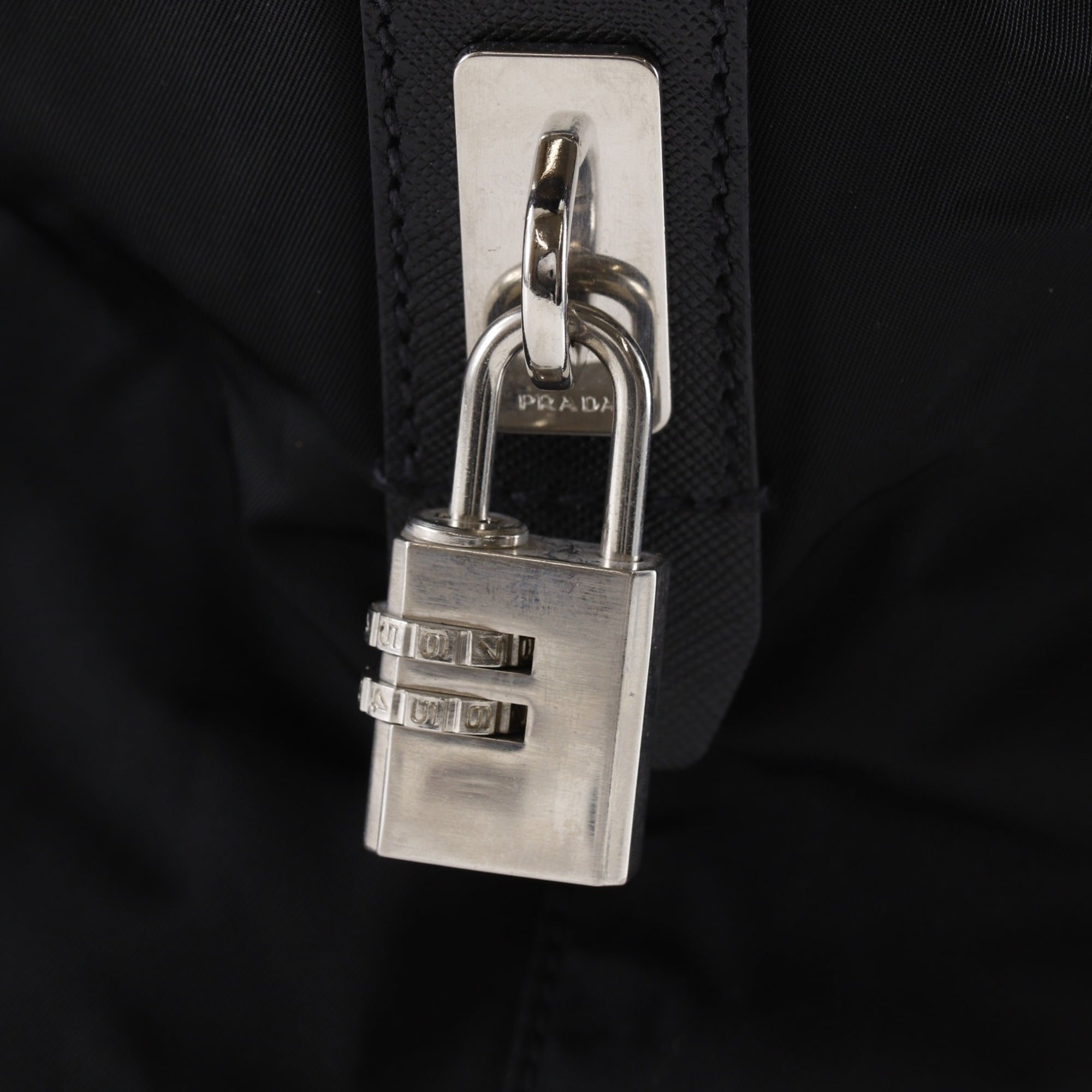 Prada Black Nylon Boston Bag (Pre-Owned)