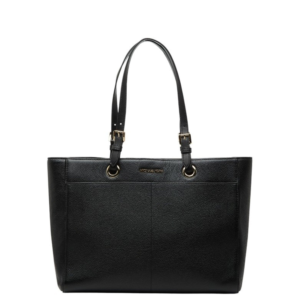 Michael Kors Black Leather Tote Bag (Pre-Owned)