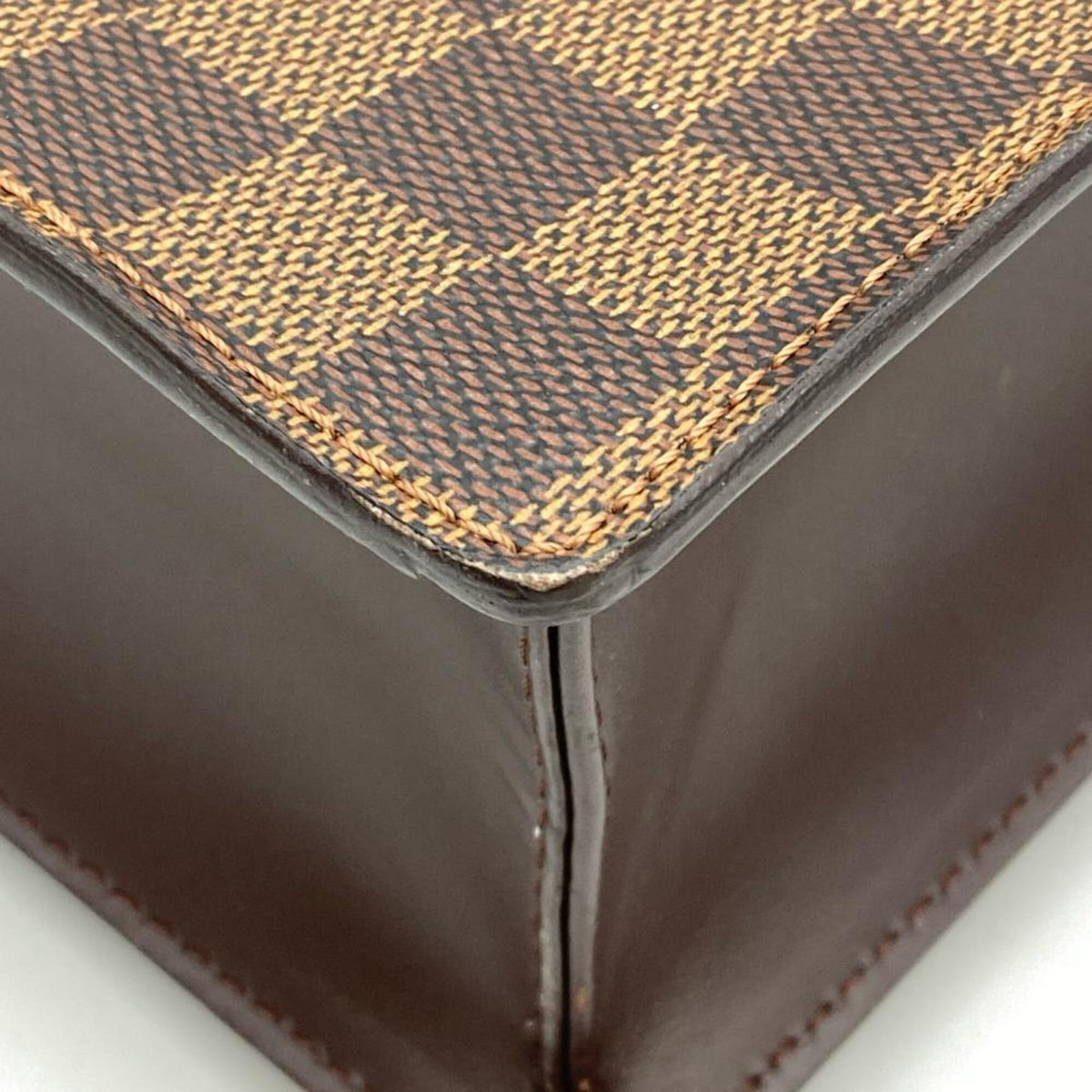Louis Vuitton Brown Damier Canvas Handbag (Pre-Owned)