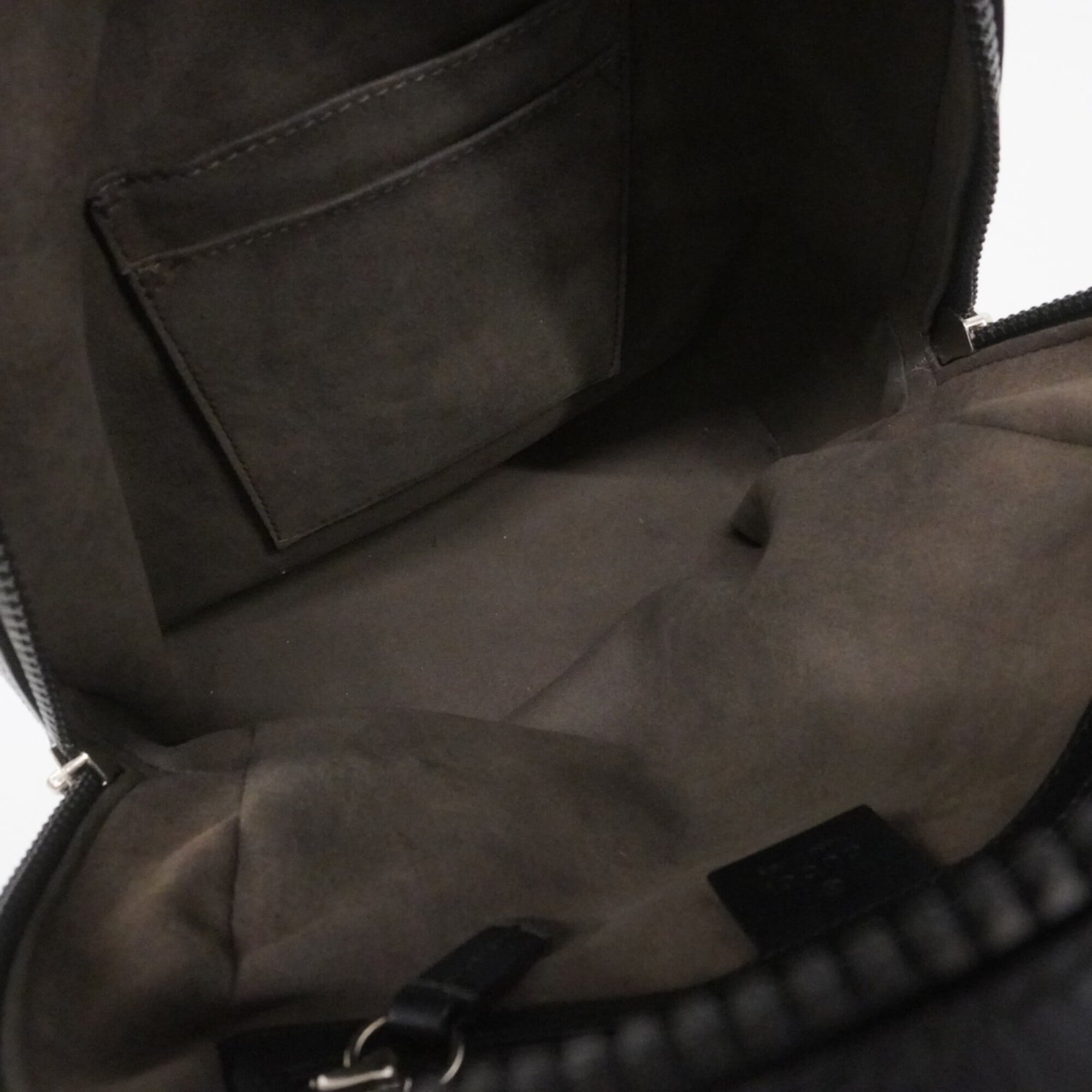 Gucci Black Brown Pvc Backpack (Pre-Owned)