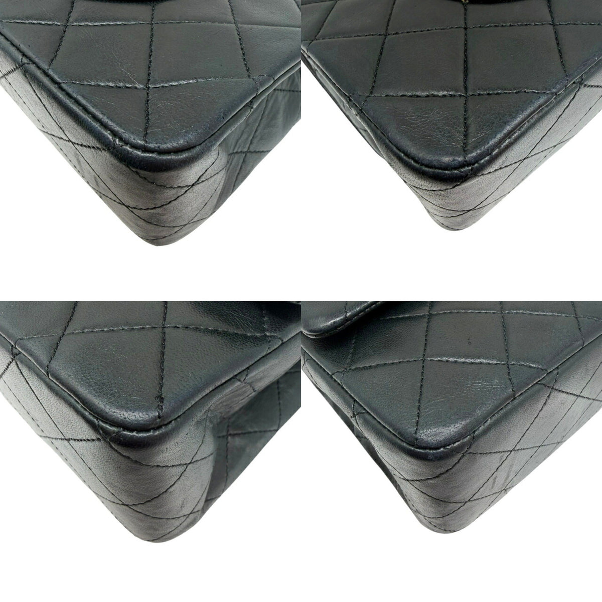 Chanel Black Leather Shoulder Bag (Pre-Owned)
