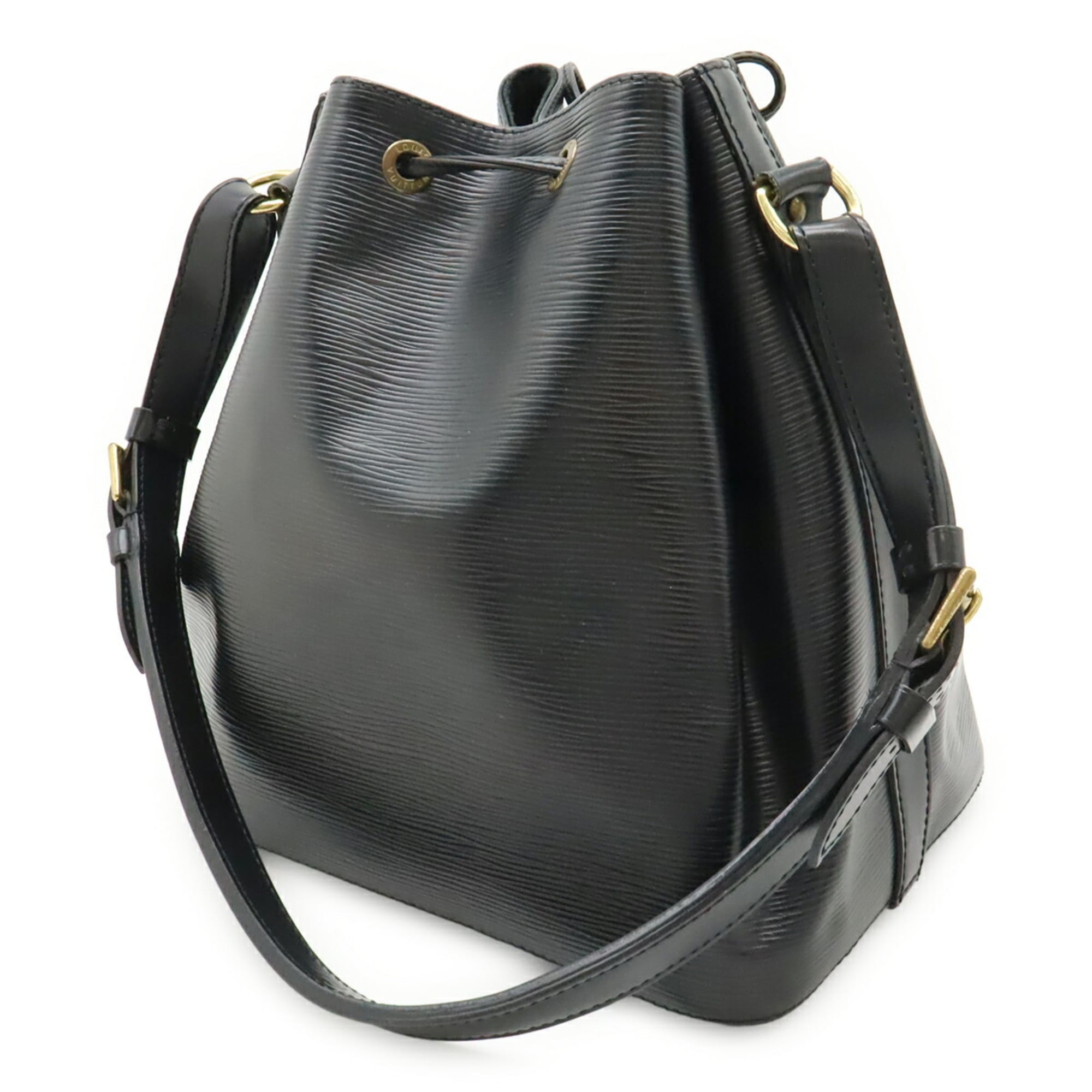 Louis Vuitton Black Noir Epi Leather Shoulder Bag (Pre-Owned)