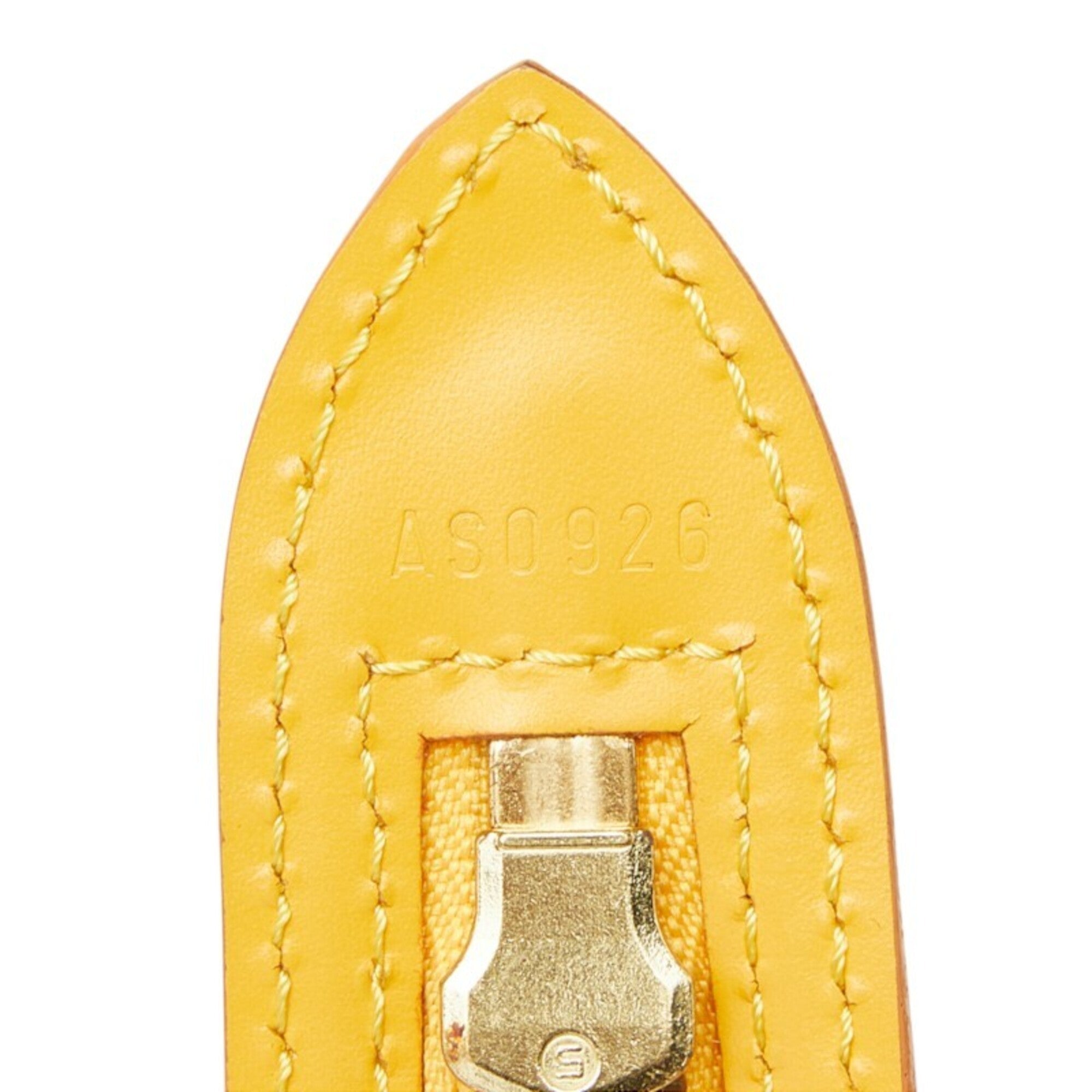 Louis Vuitton Yellow Leather Shoulder Bag (Pre-Owned)