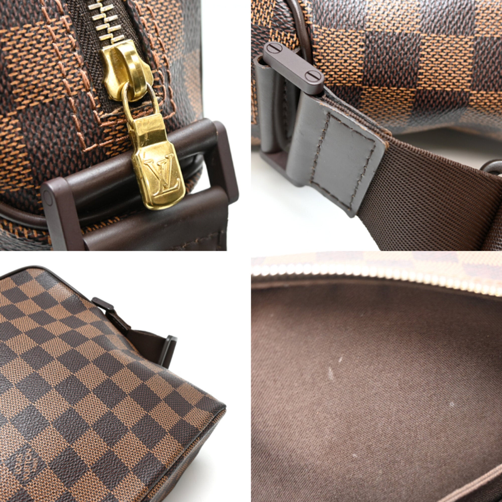 Louis Vuitton Brown Damier Canvas Shoulder Bag (Pre-Owned)