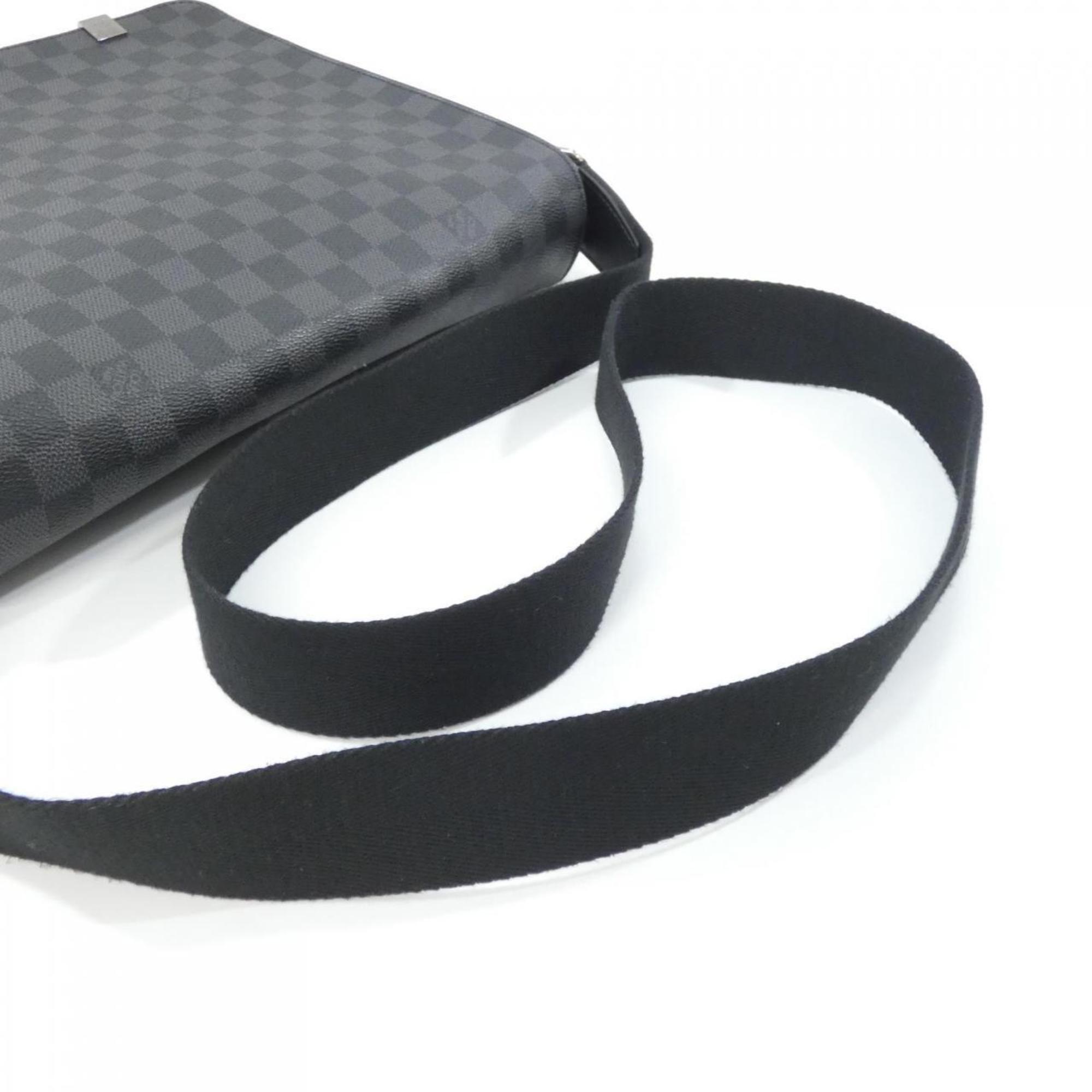Louis Vuitton Graphite Coated Canvas Shoulder Bag (Pre-Owned)