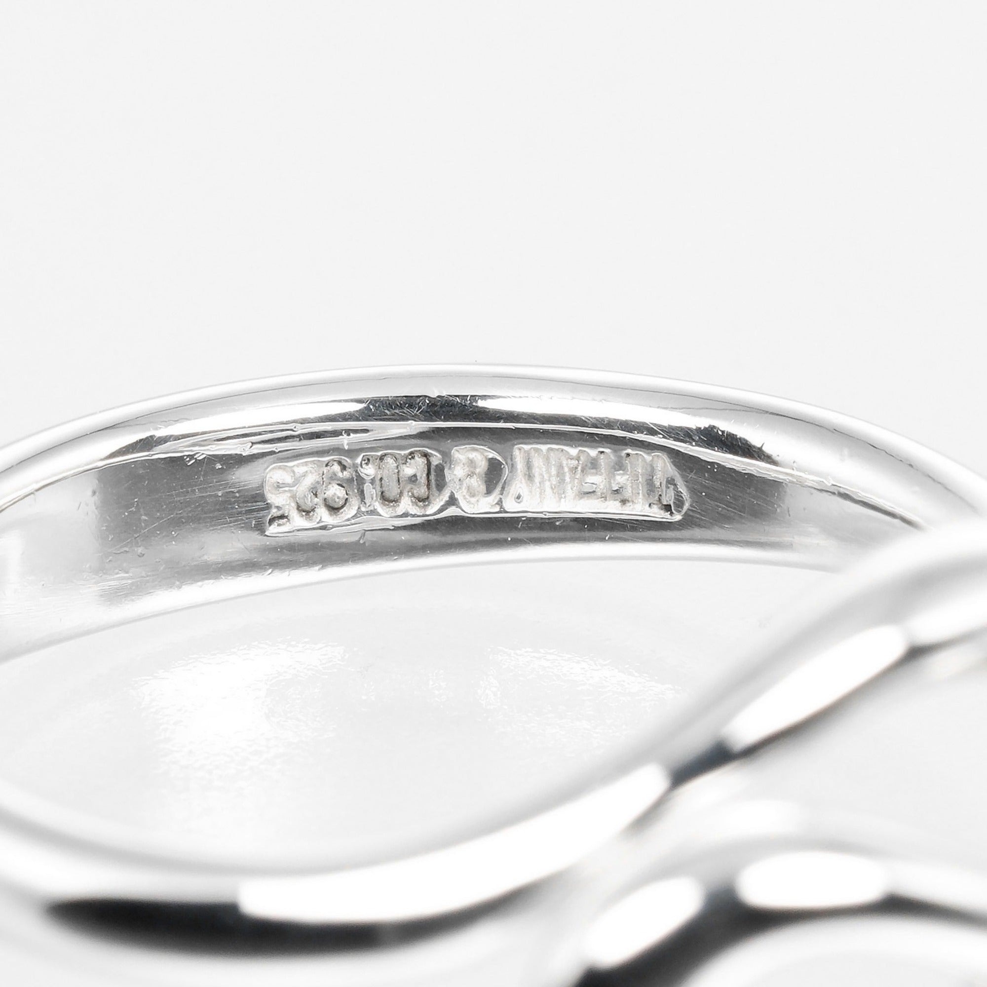 Tiffany Silver 925 Band Ring (Pre-Owned)