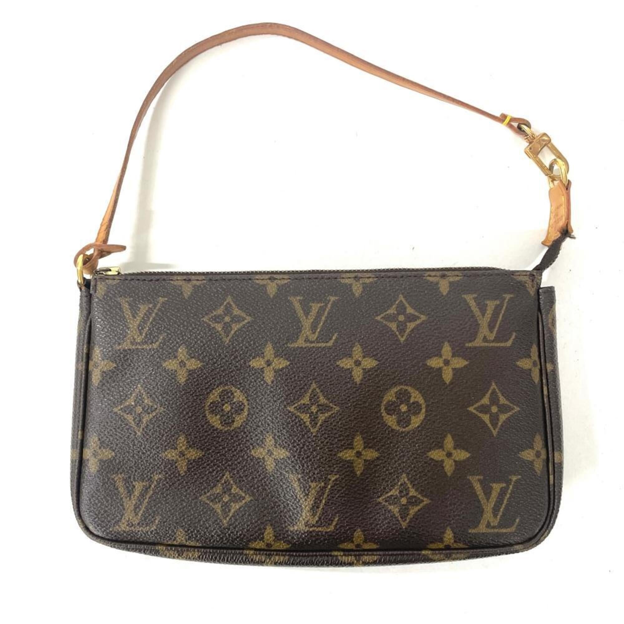 Louis Vuitton Brown Monogram Monogram Handbag Pochette Pouch (Pre-Owned)