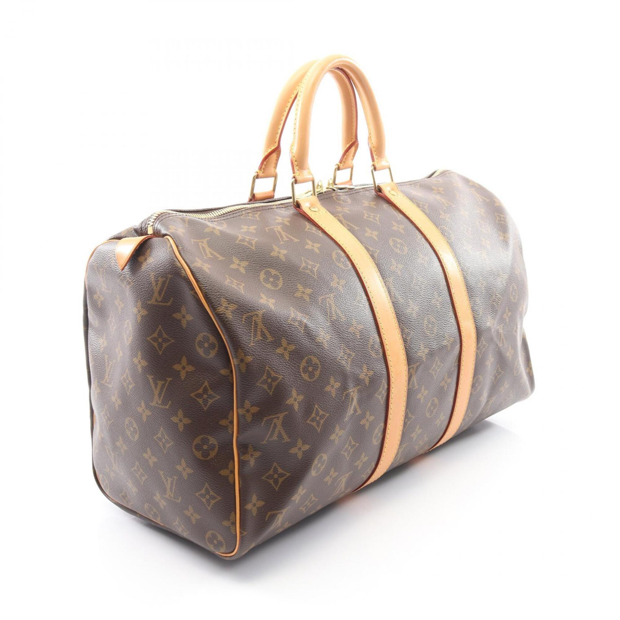 Louis Vuitton Brown Monogram Monogram Boston Bag Handbag (Pre-Owned)