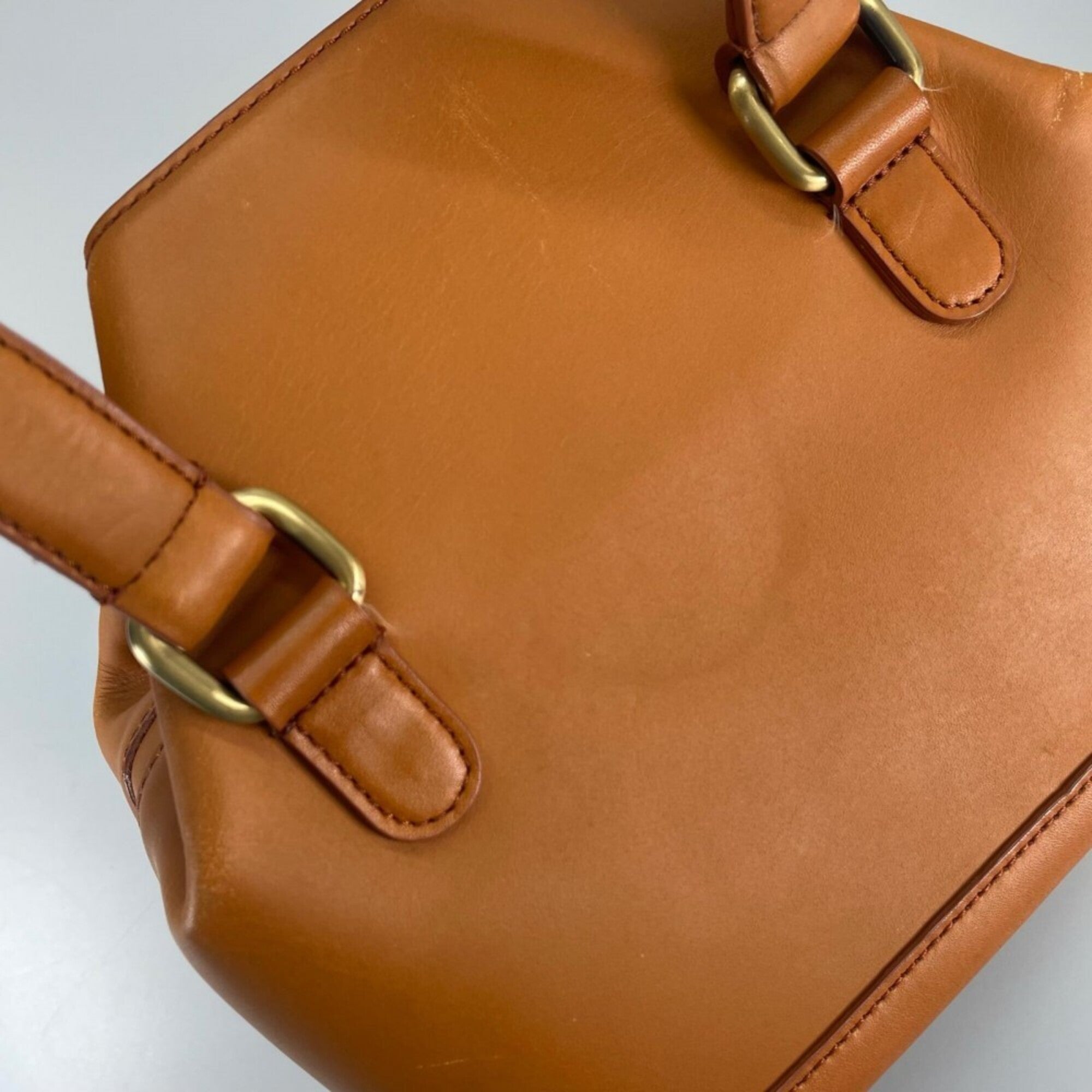 Burberry Brown Leather Handbag (Pre-Owned)