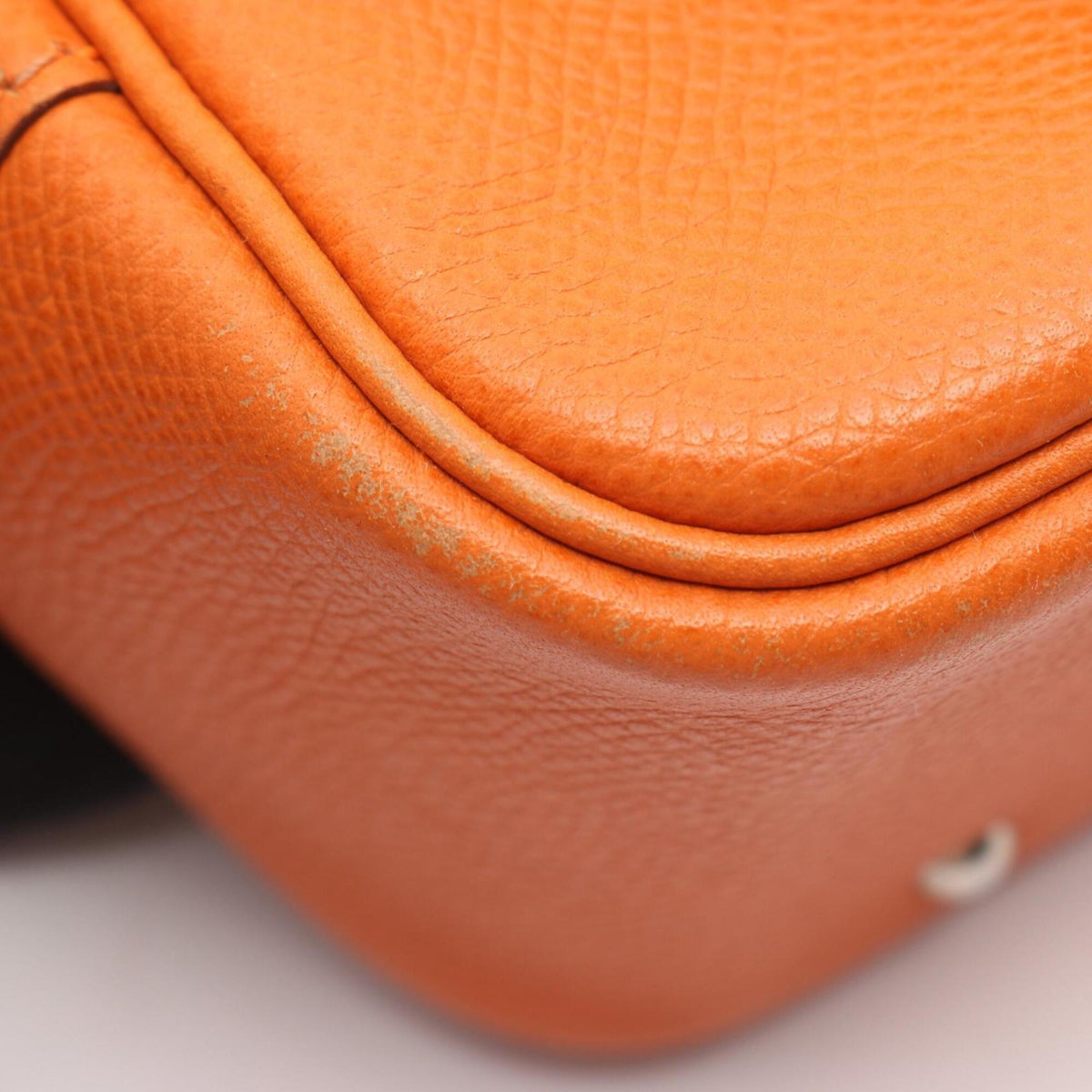 Hermes Orange Epsom Leather Leather Handbag (Pre-Owned)