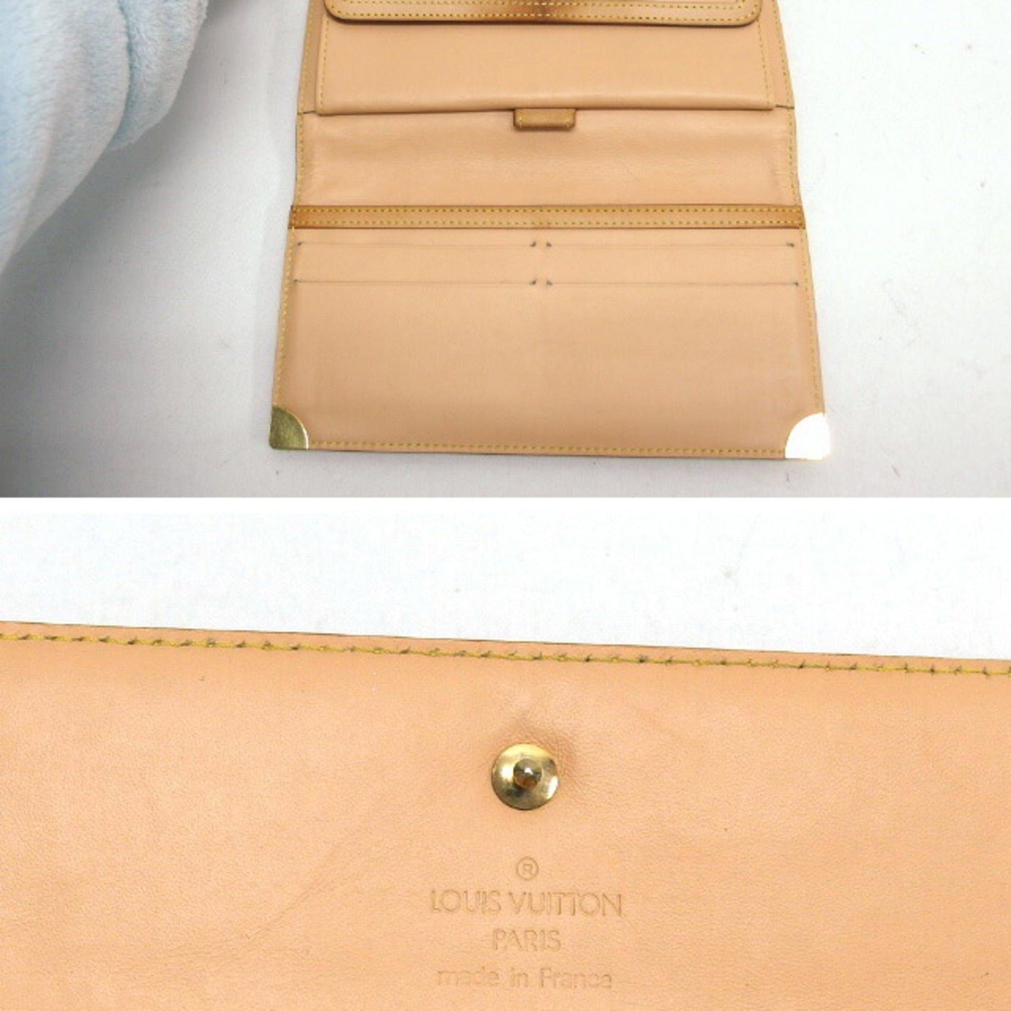 Louis Vuitton Blanc Monogram Multicolore Canvas Long Wallet (Tri-Fold) (Pre-Owned)