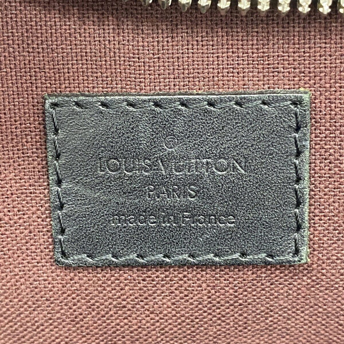 Louis Vuitton Black Brown Tote Bag (Pre-Owned)
