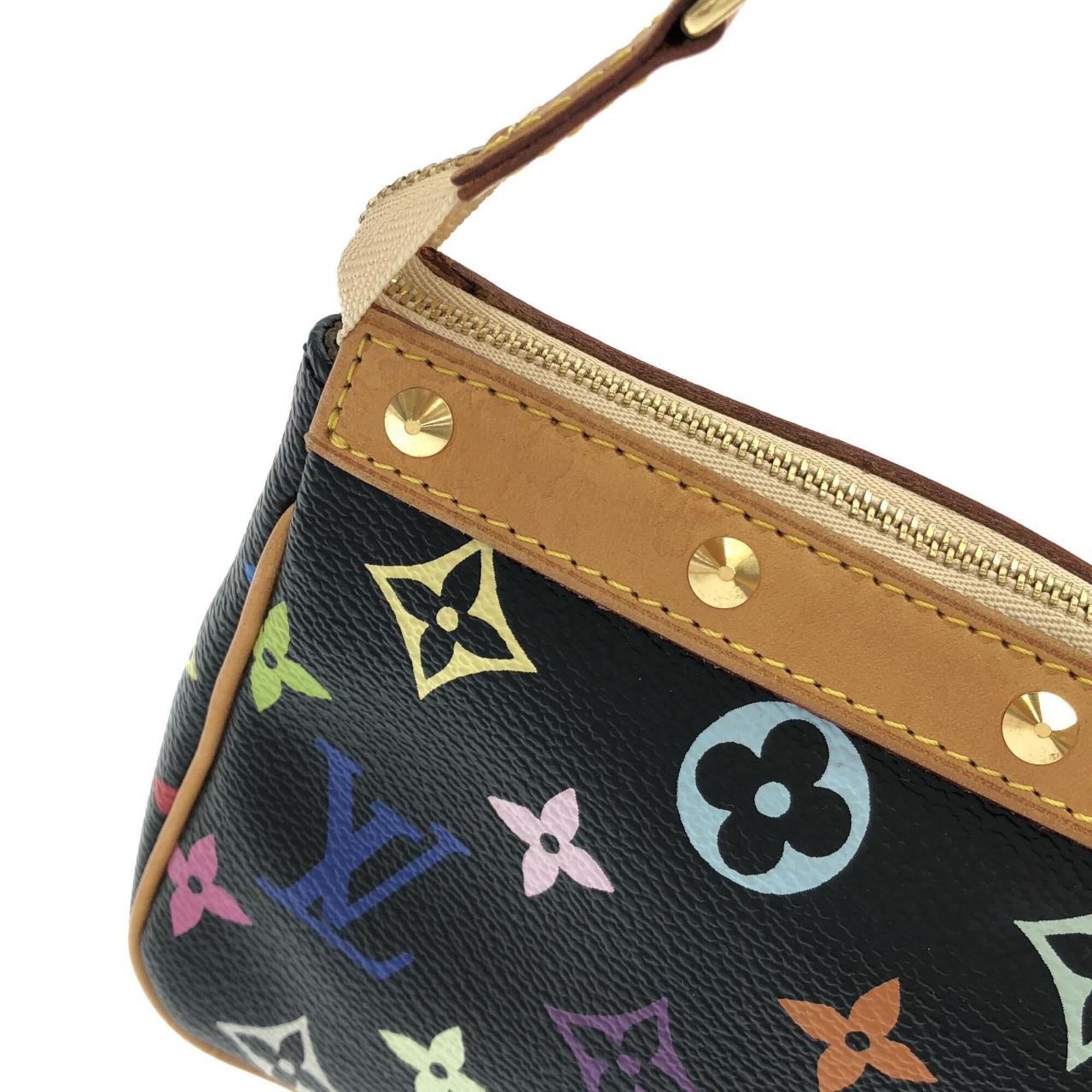 Louis Vuitton Black Multi-Color Monogram Multicolore Pochette Pouch (Pre-Owned)
