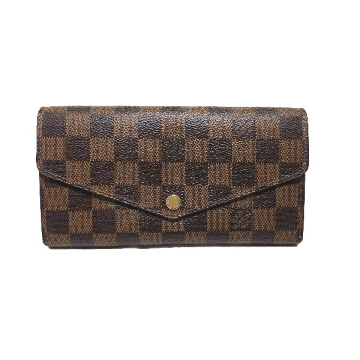 Louis Vuitton Ebene Damier Canvas Long Wallet (Bi-Fold) (Pre-Owned)