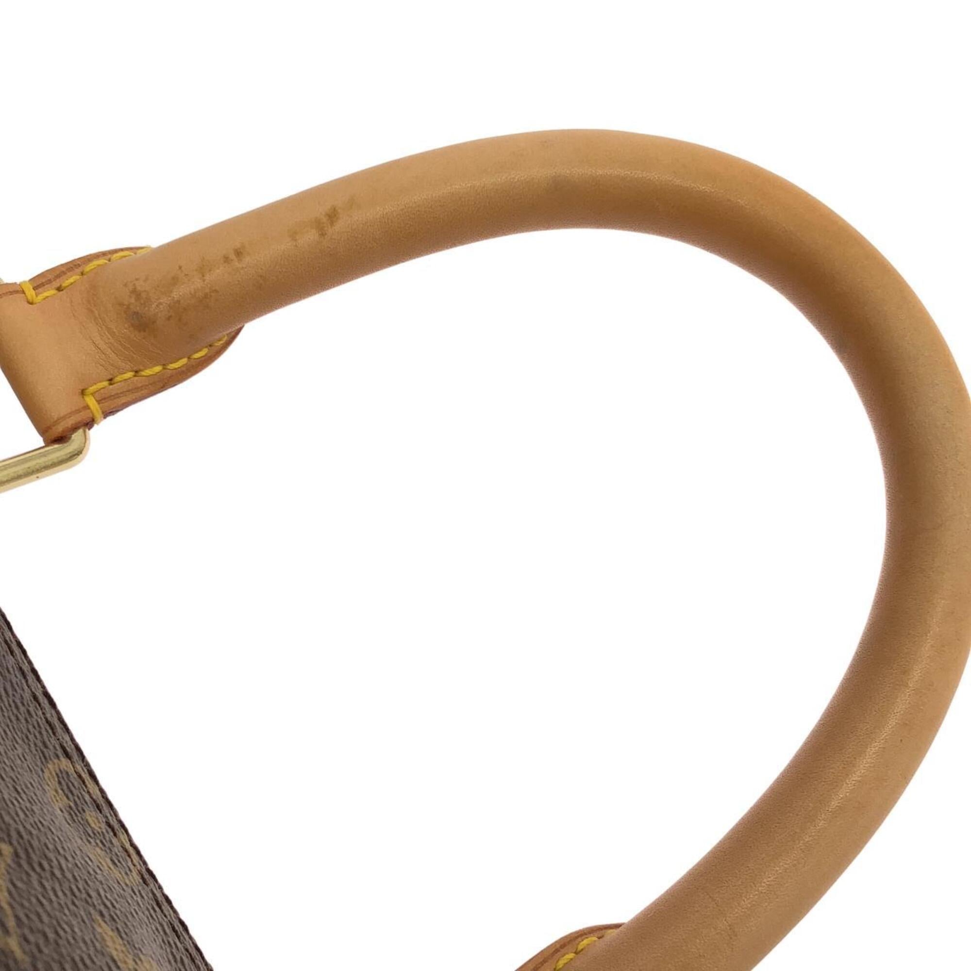Louis Vuitton Marron Coated Canvas Boston Bag (Pre-Owned)