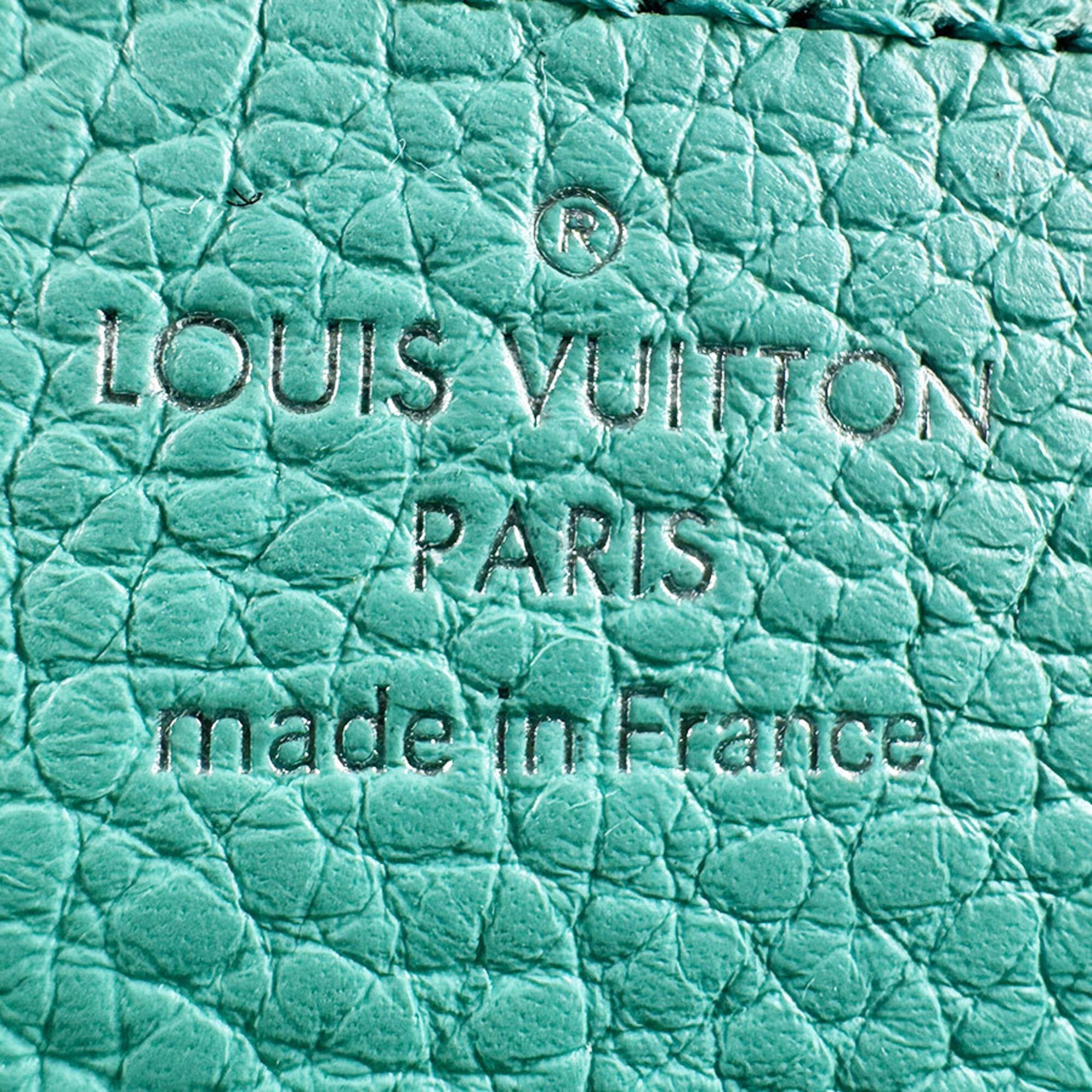 Louis Vuitton Green Leather Handbag Shoulder Bag (Pre-Owned)