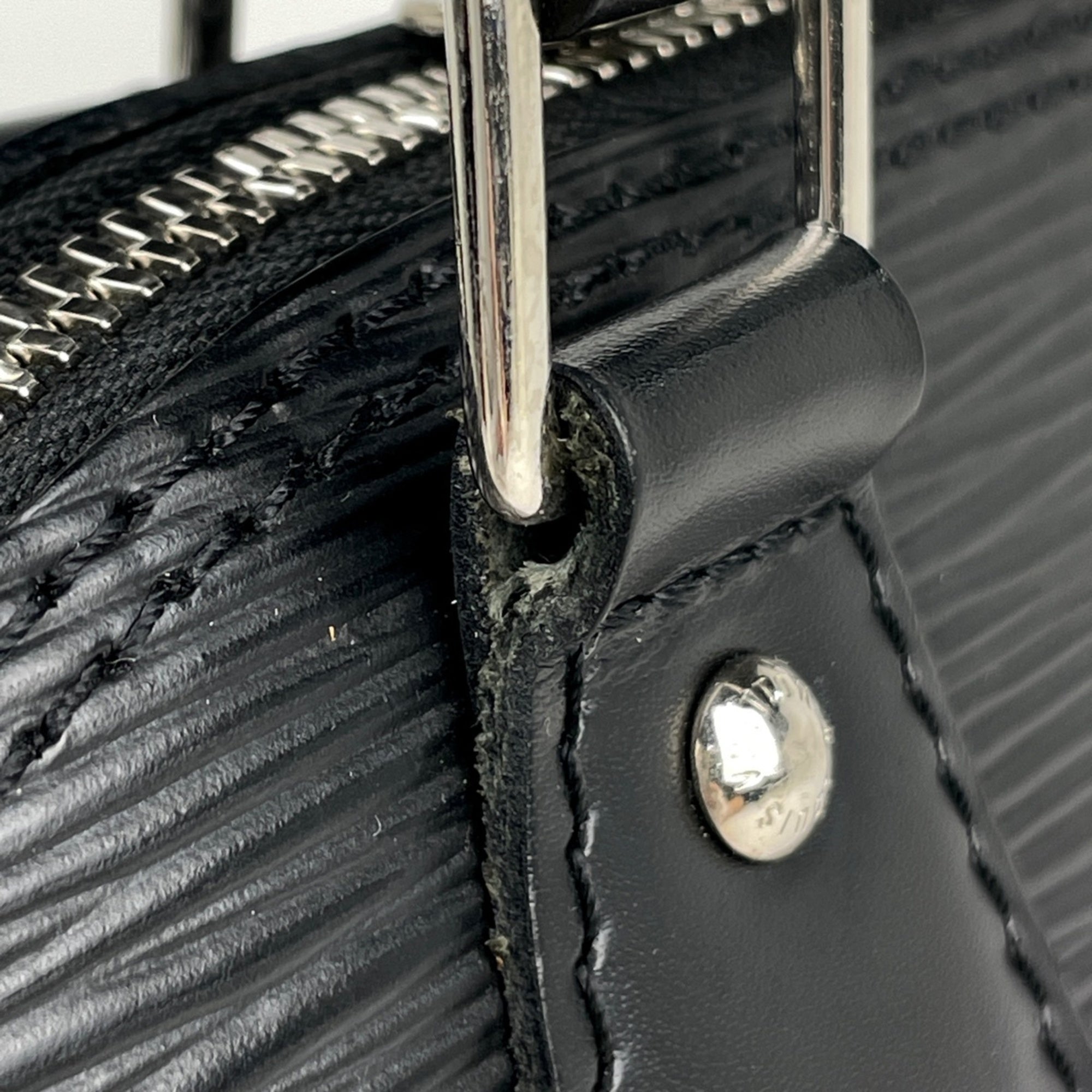 Louis Vuitton Black Noir Epi Leather Handbag (Pre-Owned)