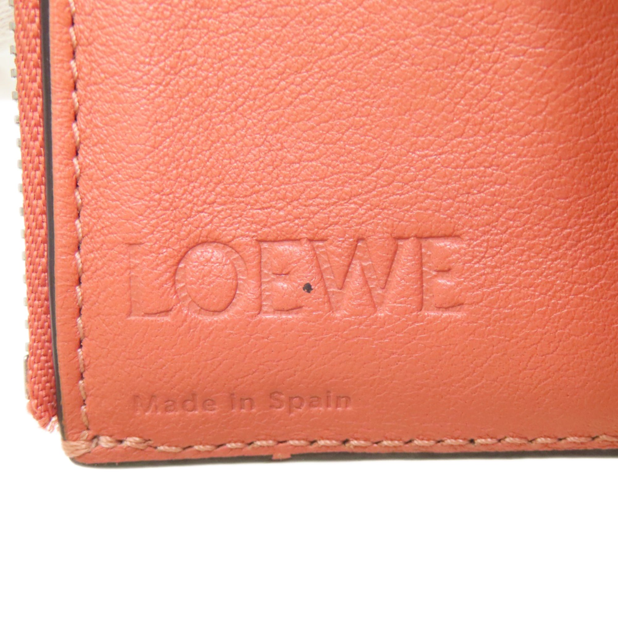 Loewe Beige Leather Wallet (Bi-Fold) (Pre-Owned)