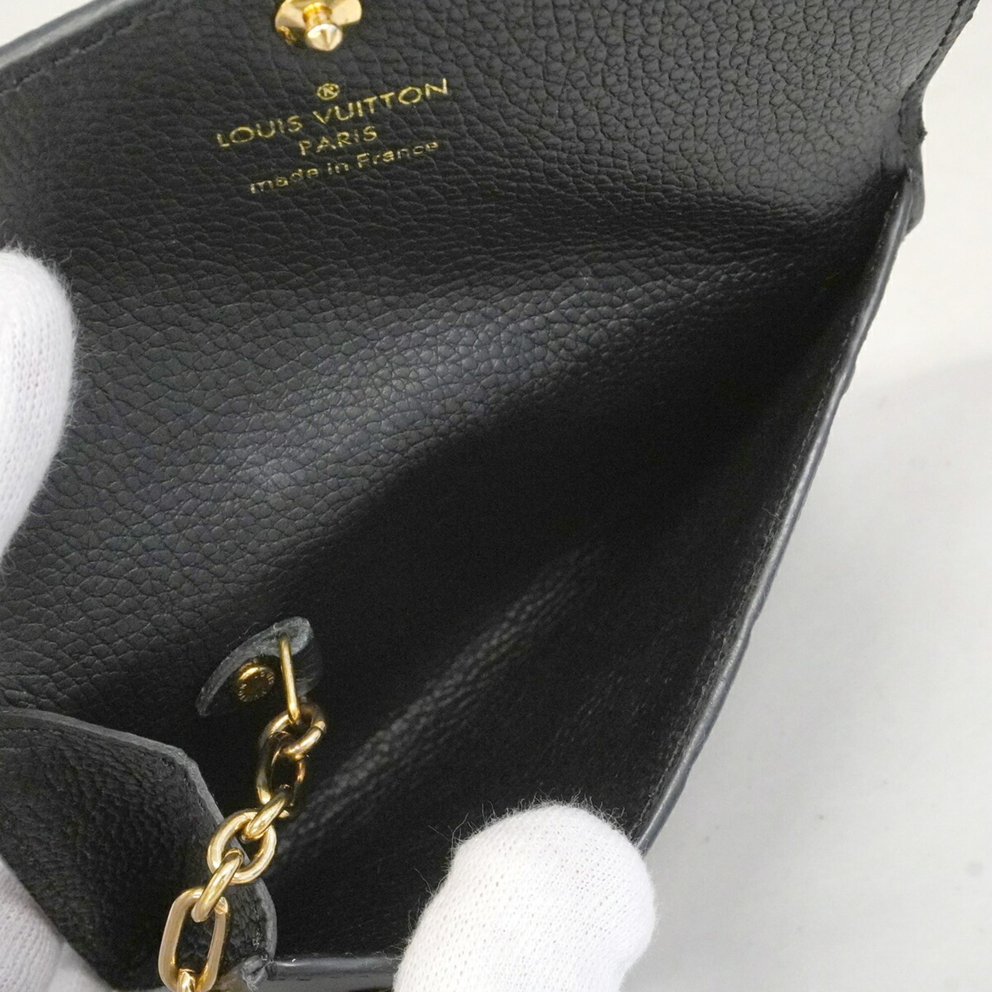 Louis Vuitton Noir Coin Purse/Coin Case (Pre-Owned)