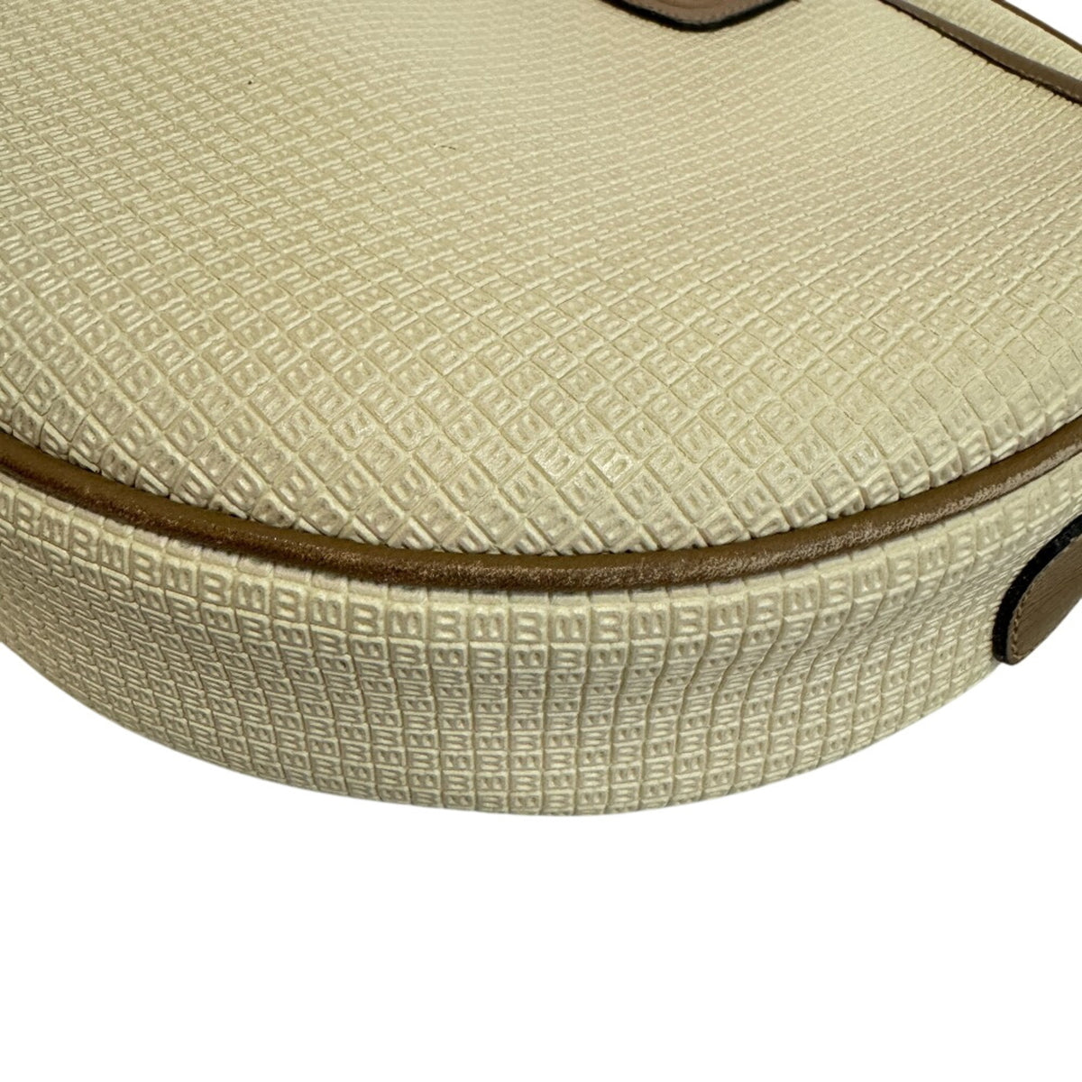 Bally Beige Brown Pvc Leather Shoulder Bag (Pre-Owned)