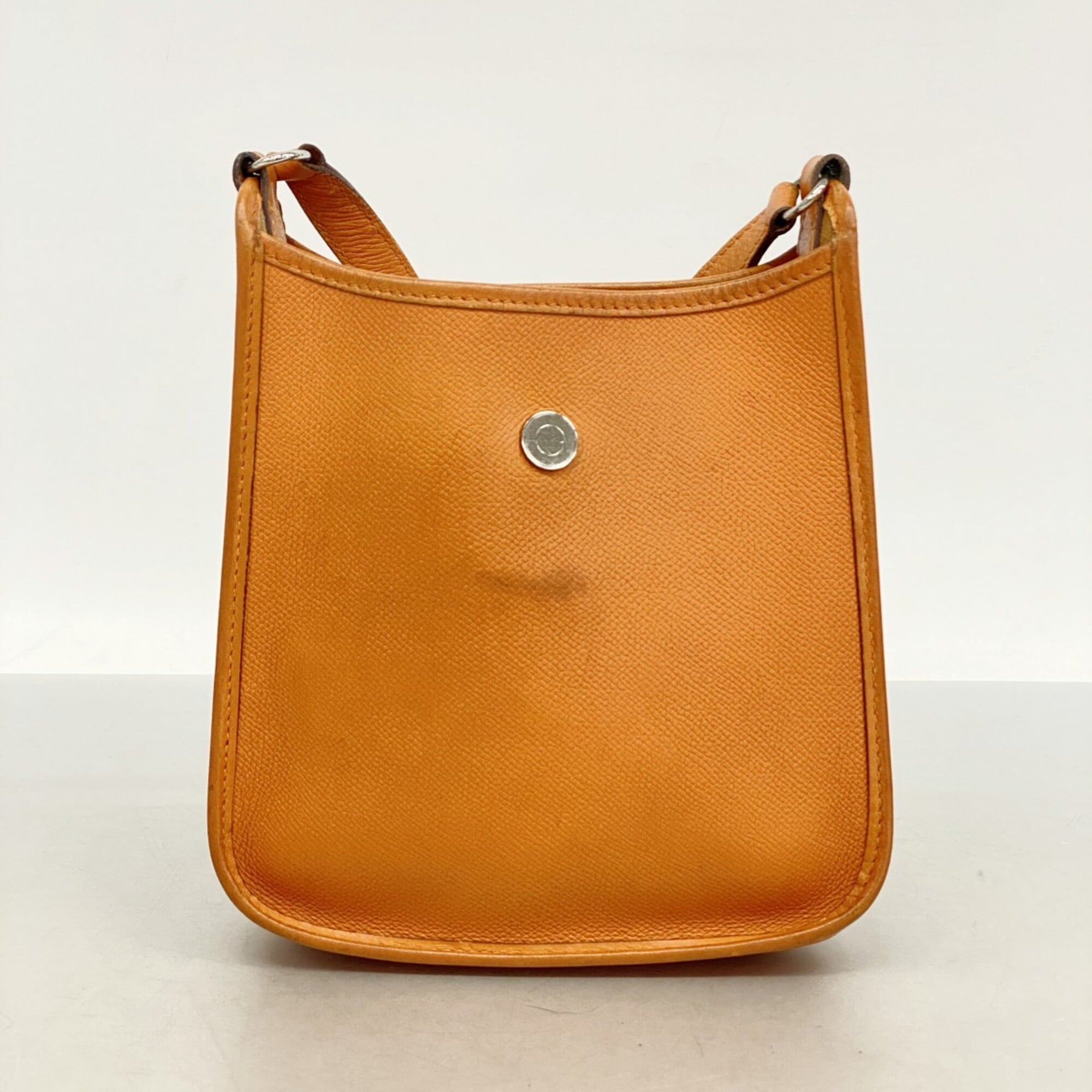 Hermes Orange Epsom Leather Shoulder Bag (Pre-Owned)