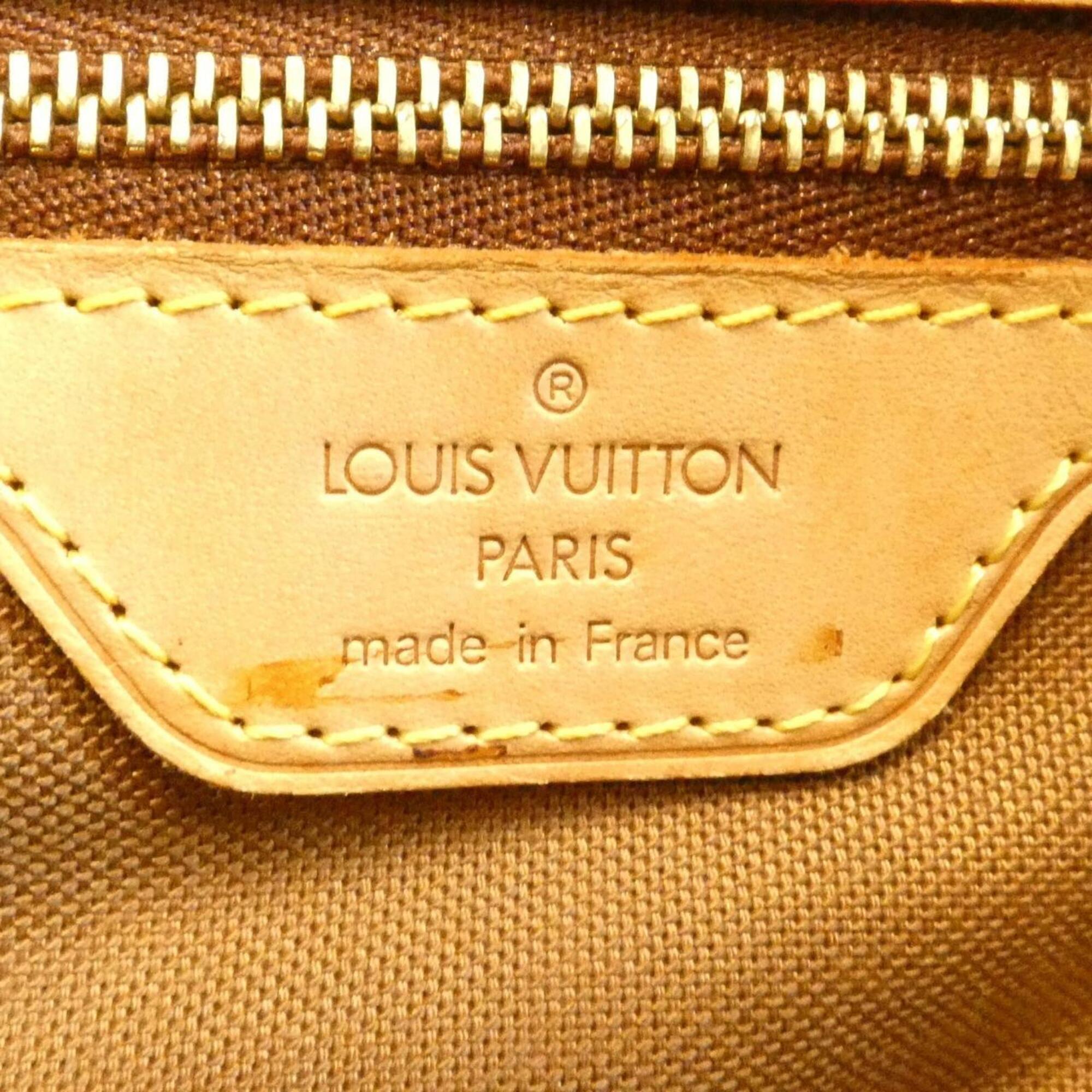 Louis Vuitton Brown Coated Canvas Handbag (Pre-Owned)
