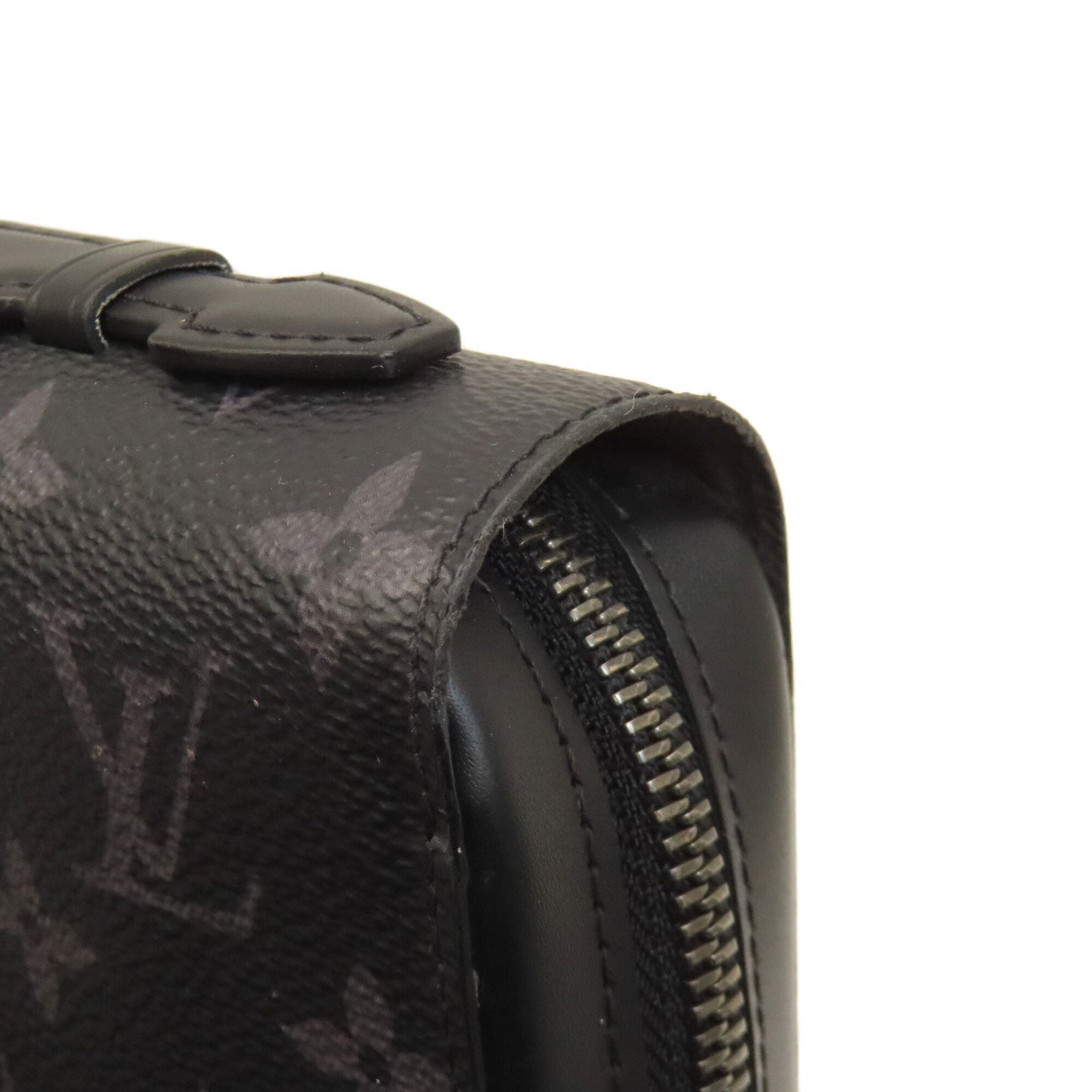 Louis Vuitton Monogram Eclipse Black Monogram Eclipse Long Wallet (Bi-Fold) (Pre-Owned)