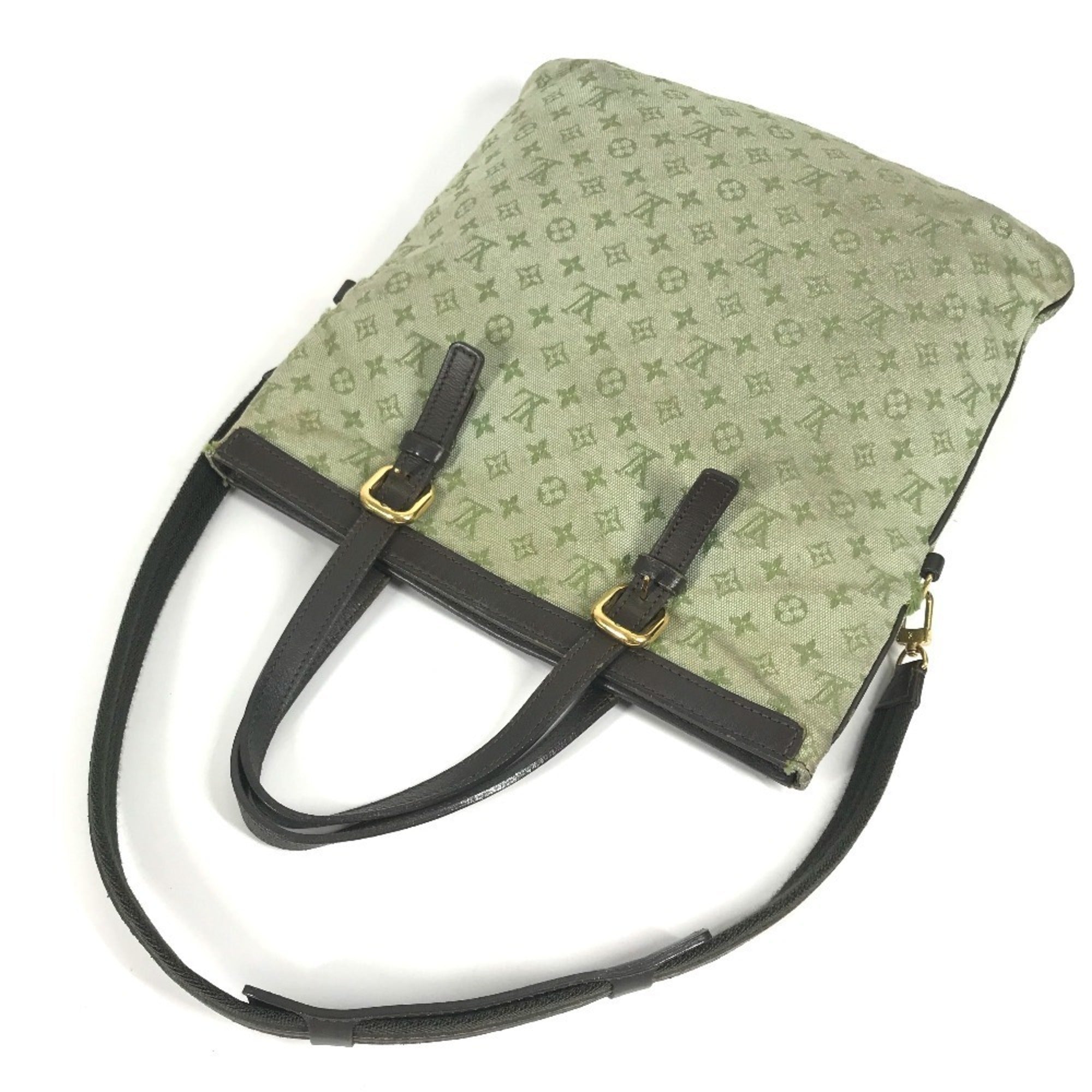 Louis Vuitton Galle Khaki Monogram Monogram Mini Handbag Shoulder Bag Tote Bag (Pre-Owned)