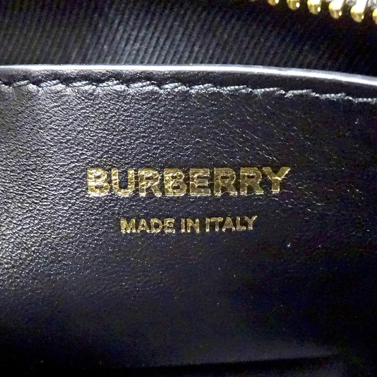 Burberry Black Leather Handbag Shoulder Bag (Pre-Owned)