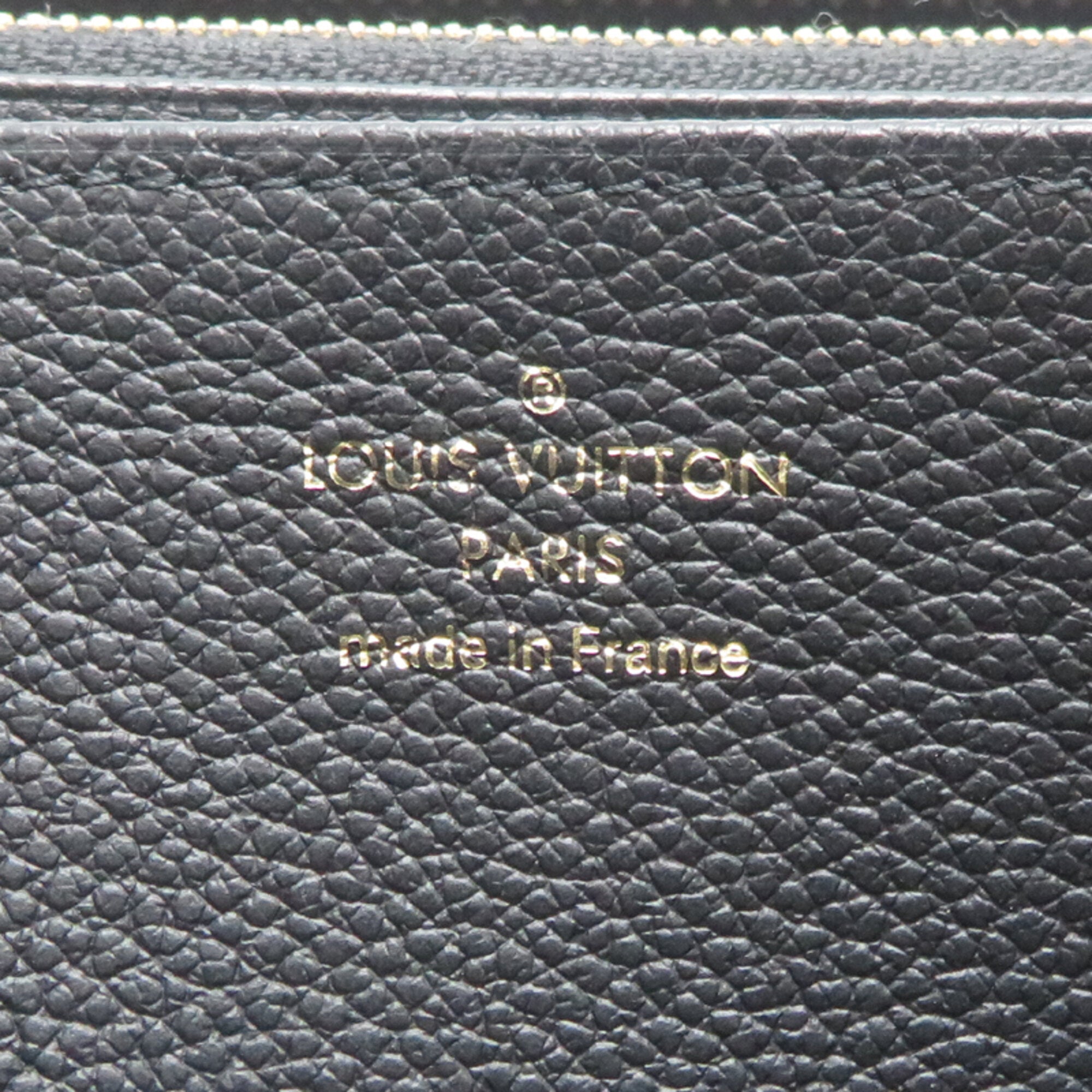 Louis Vuitton Black Noir Monogram Empreinte Long Wallet (Bi-Fold) (Pre-Owned)