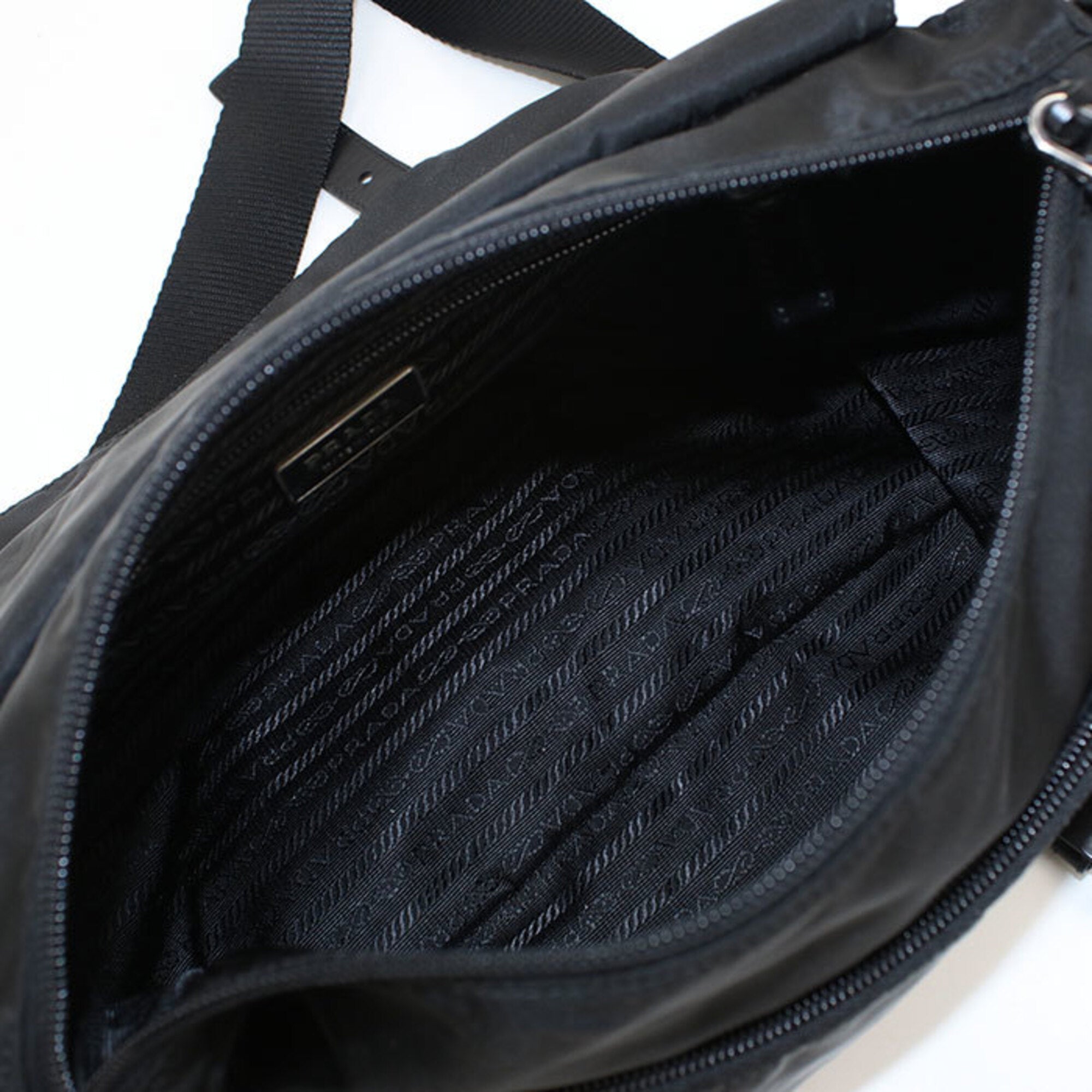 Prada Black Nylon Shoulder Bag (Pre-Owned)