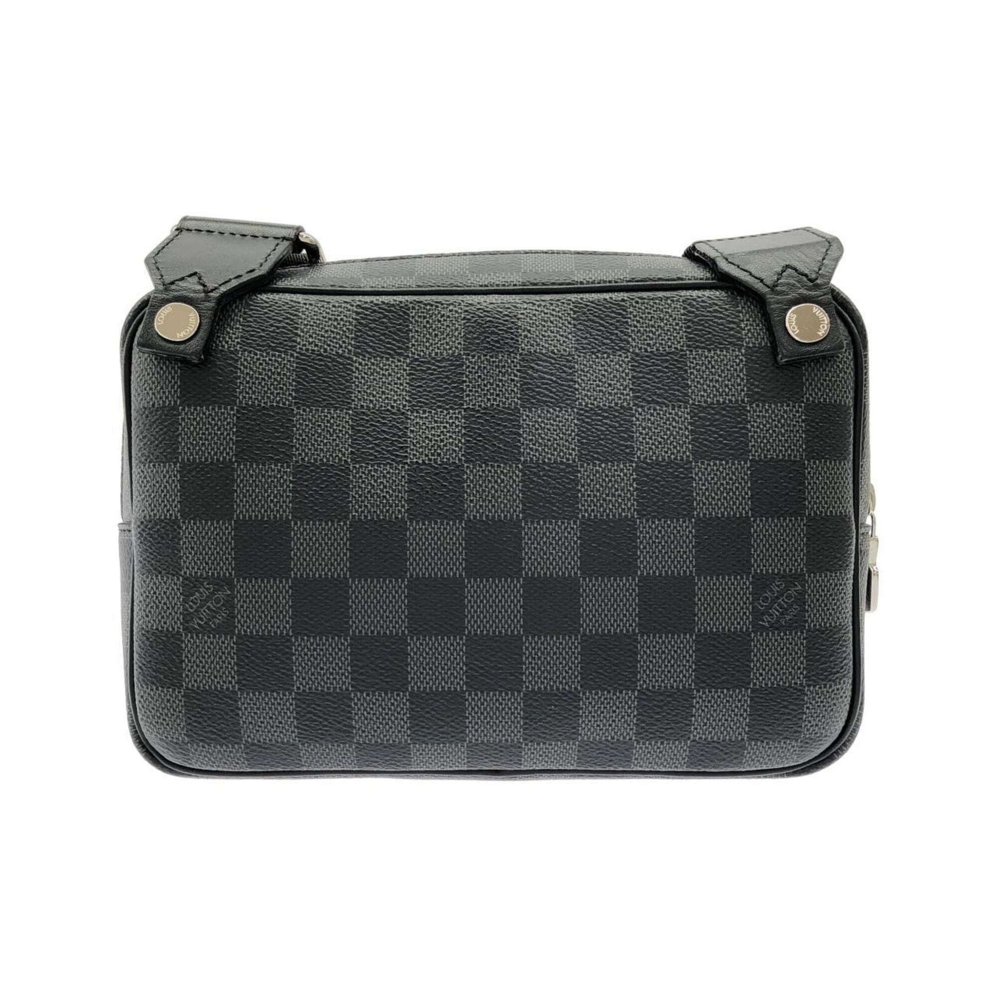 Louis Vuitton Graphite Coated Canvas Shoulder Bag (Pre-Owned)