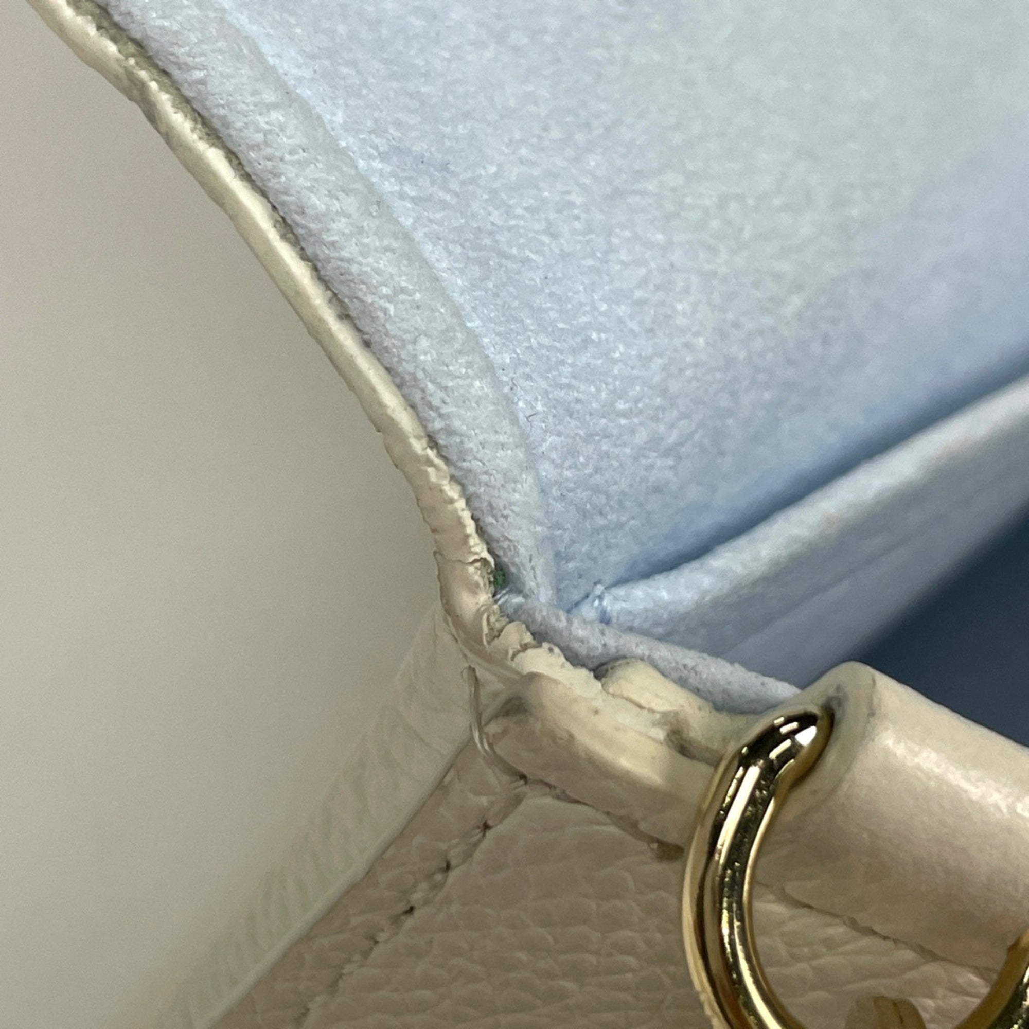 Louis Vuitton Blue White Monogram Empreinte Pochette (Pre-Owned)